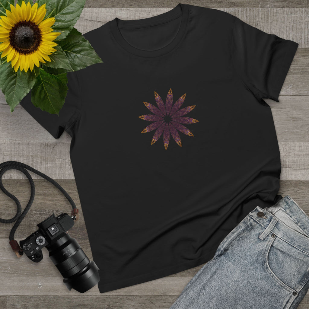 Women’s Maple Tee - Love Light Mandalas No.2