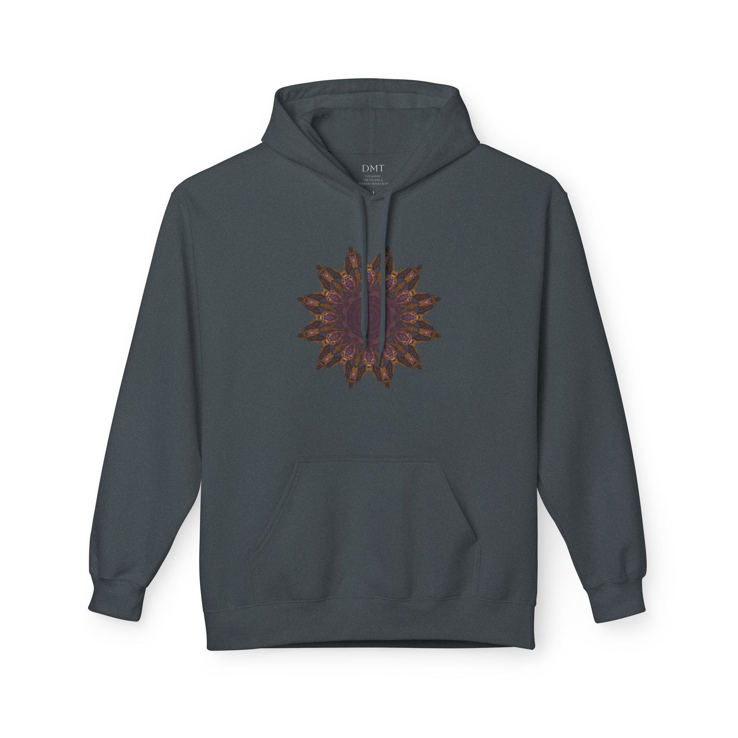Unisex Midweight Softstyle Fleece Hoodie - Love Light Mandalas No.1