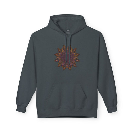 Unisex Midweight Softstyle Fleece Hoodie - Love Light Mandalas No.1