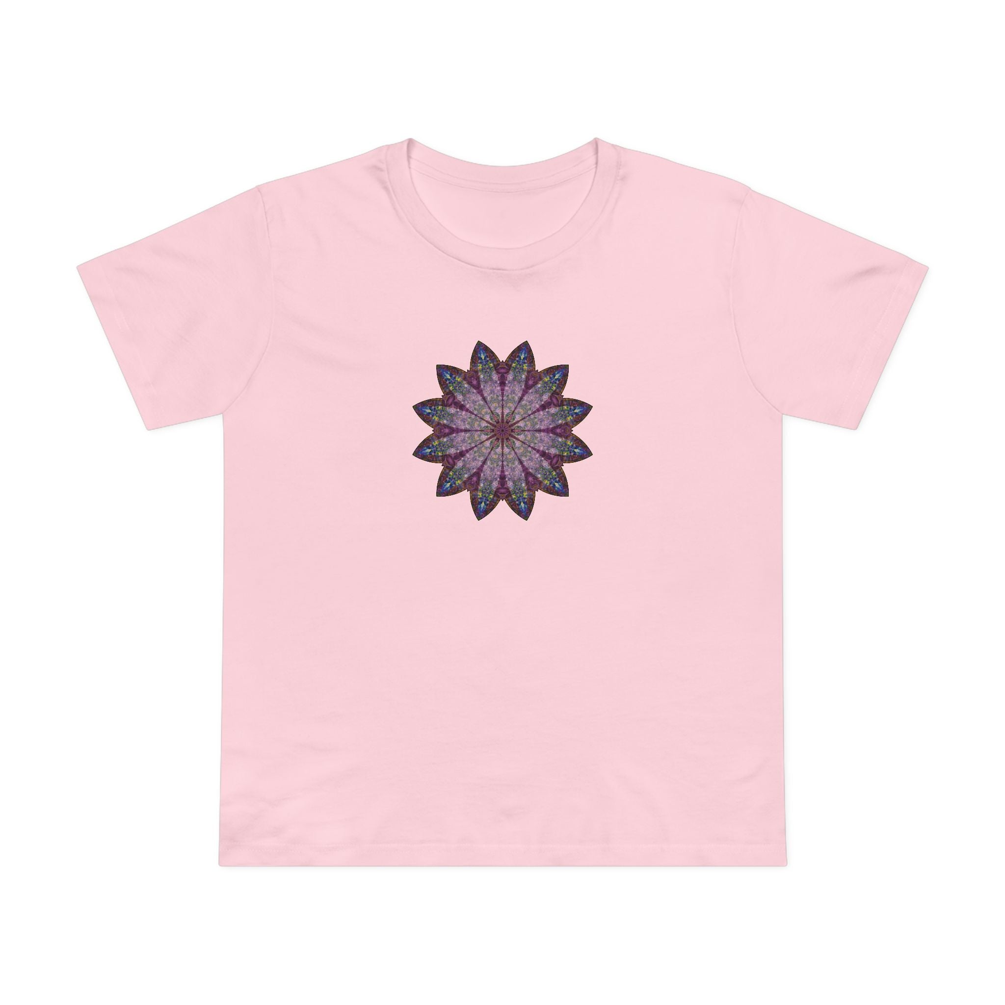 Women’s Maple Tee - Love Light Mandalas No.17