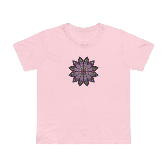 Women’s Maple Tee - Love Light Mandalas No.17