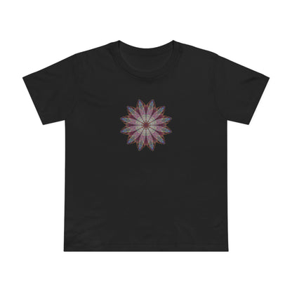 Women’s Maple Tee - Love Light Mandalas No.9