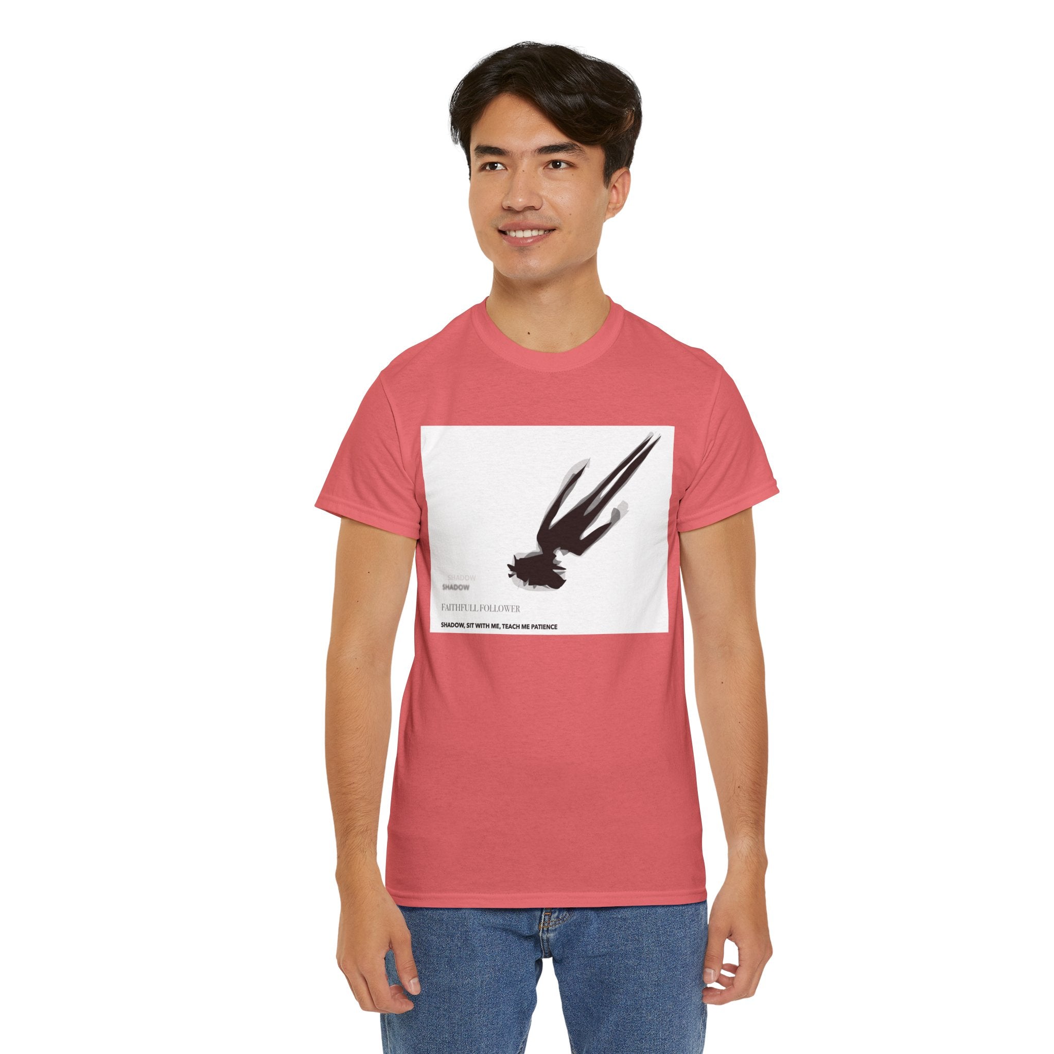 Unisex Heavy Cotton Tee - The Traveller Series (Shadow)