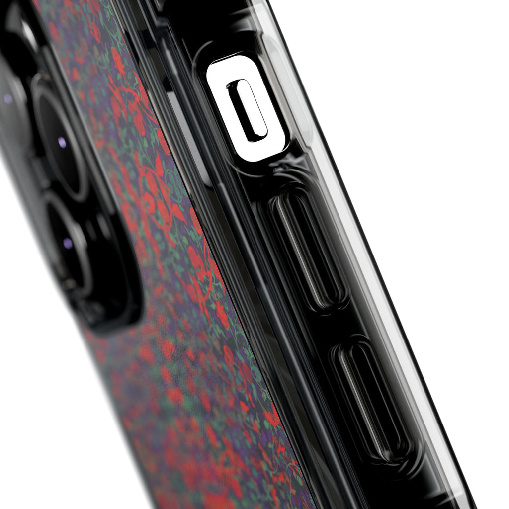 iPhone 14 Magnetic Clear Impact Case - Hidden Weave Series No.25