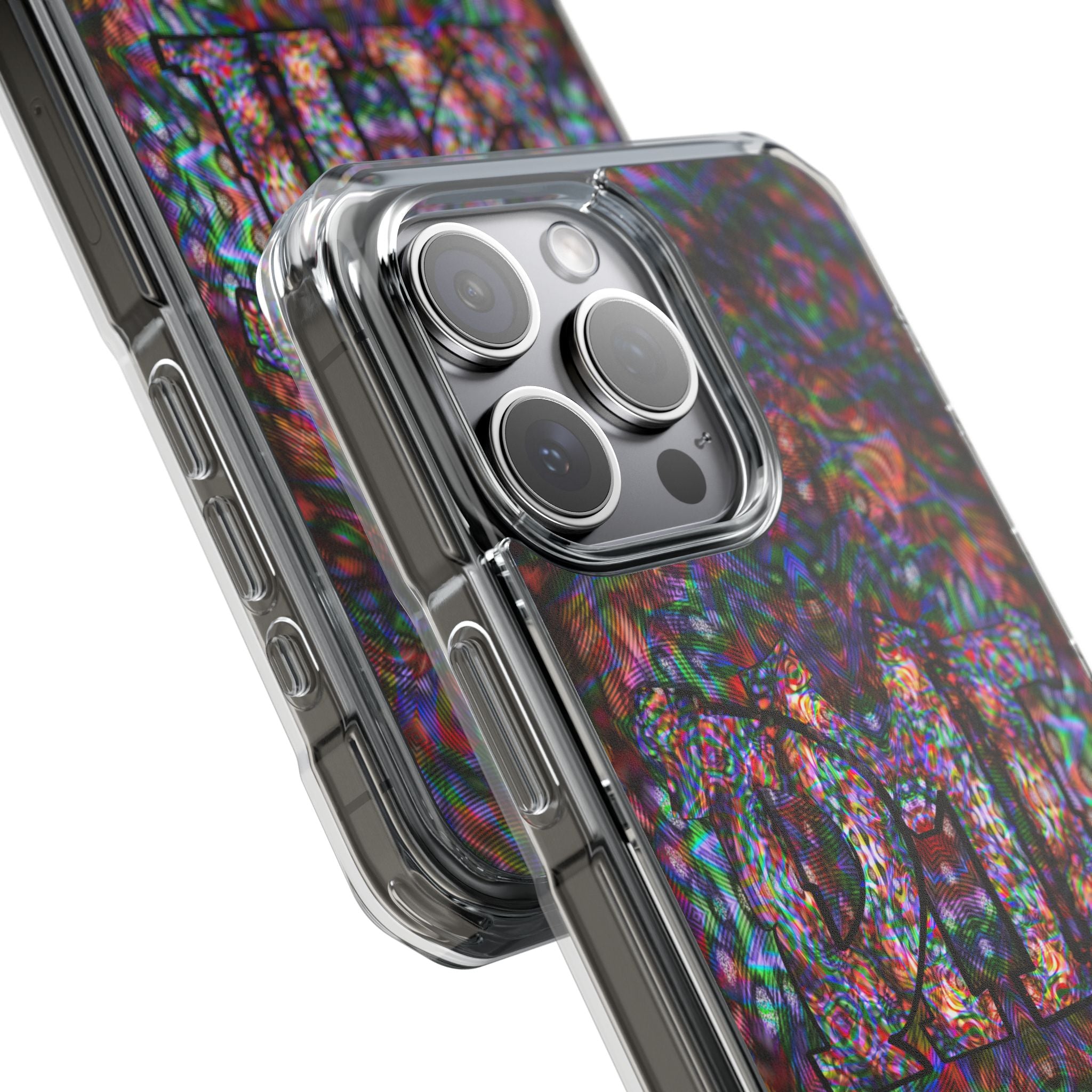 iPhone 15 Magnetic Clear Impact Case - DMT Scribe No.S1T1