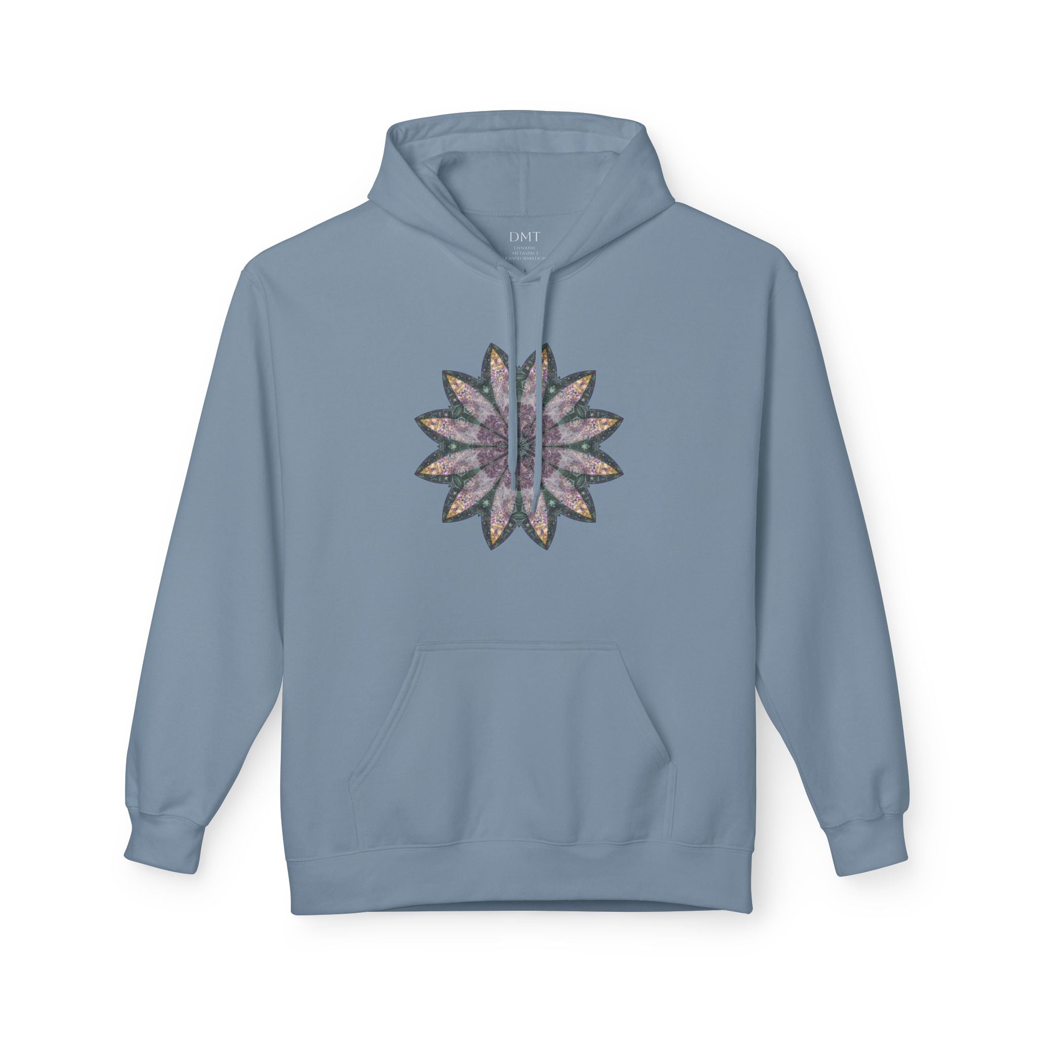 Unisex Midweight Softstyle Fleece Hoodie - Love Light Mandalas No.21