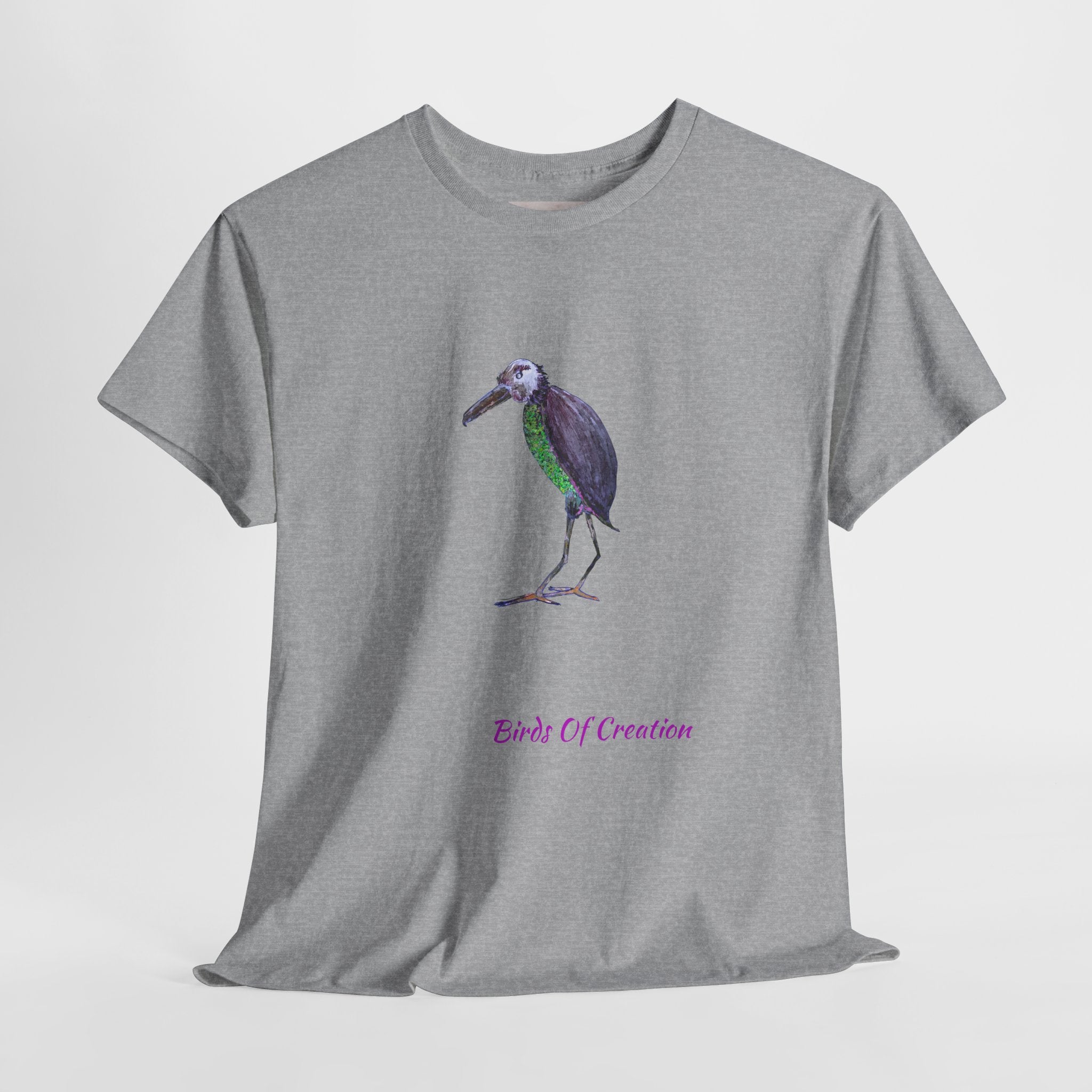 Unisex Heavy Cotton Tee - Birds Of Creation No.2