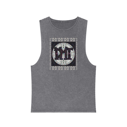Unisex Stonewash Tank Top - DMT Scribe No.6