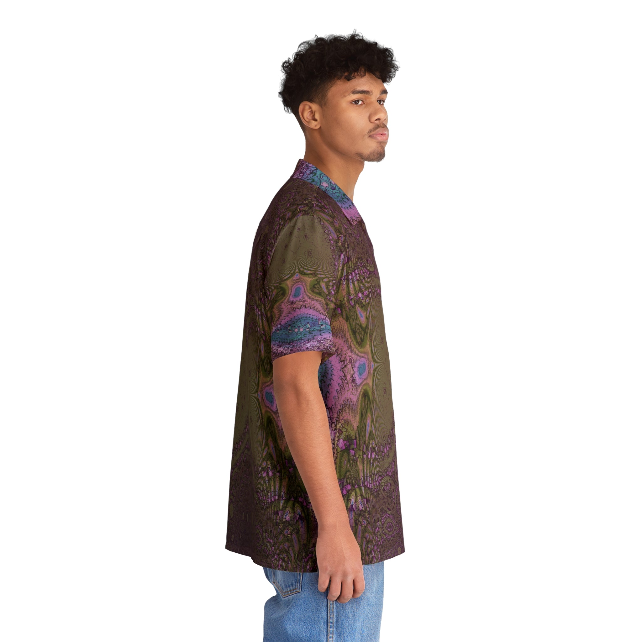 Hawaiian Shirt - Love Light Fractals No.11