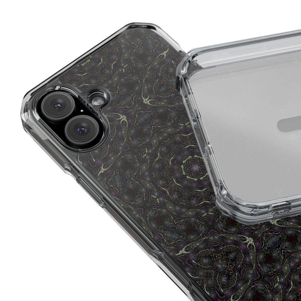 iPhone 16 Magnetic Clear Impact Case - P5 Kaleidoscopic No.18
