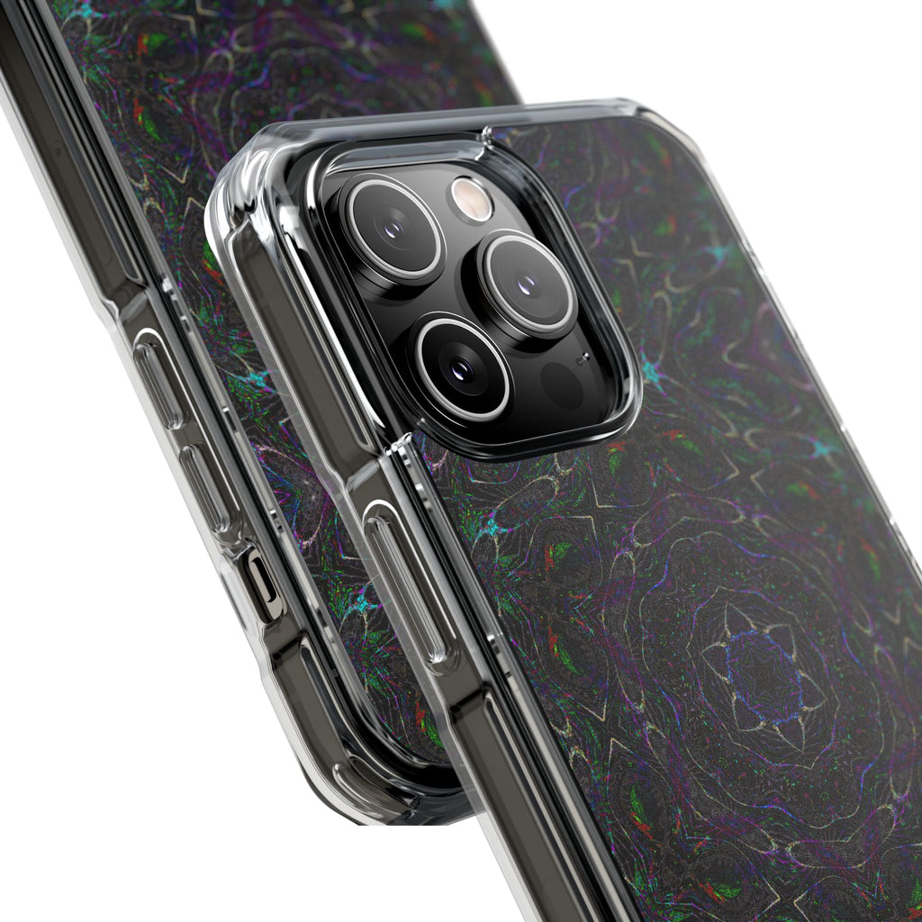 iPhone 14 Magnetic Clear Impact Case - P5 Kaleidoscopic No.32