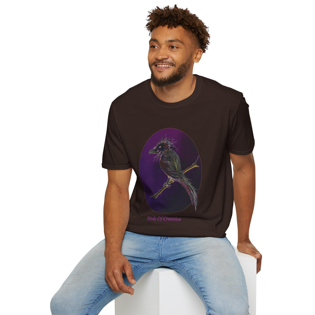 Unisex Softstyle T-Shirt - Birds Of Creation No.1a