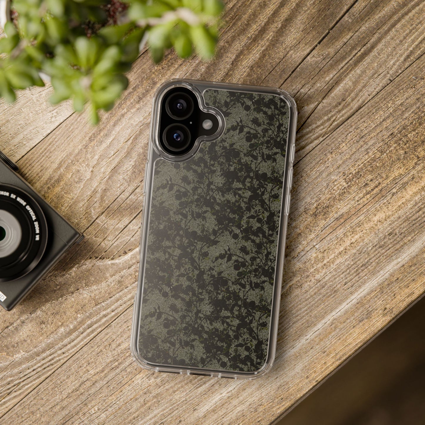 iPhone 16 Clear Case – Hidden Weave Series V3 No.25