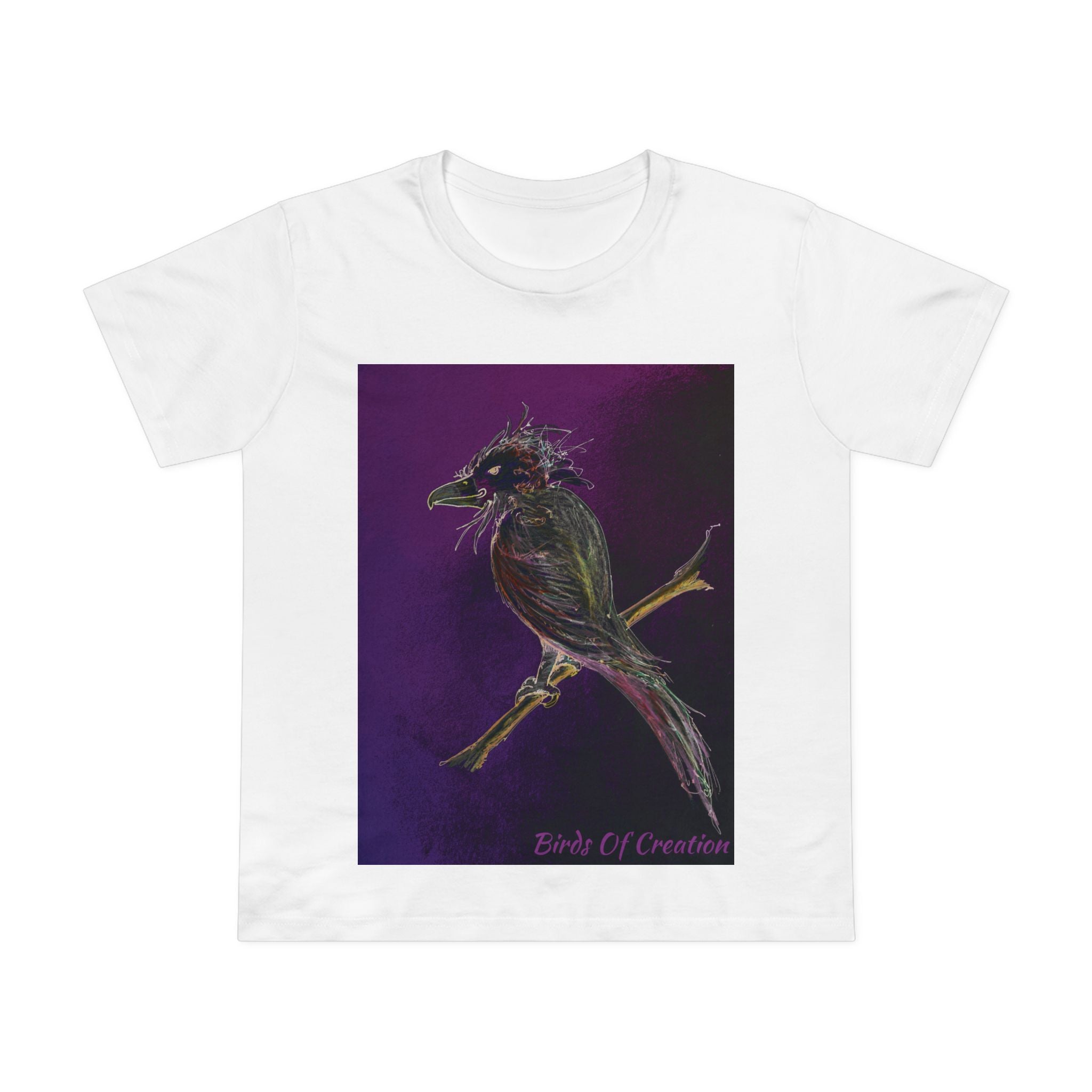 Women’s Maple Tee - Birds Of Creation No.1