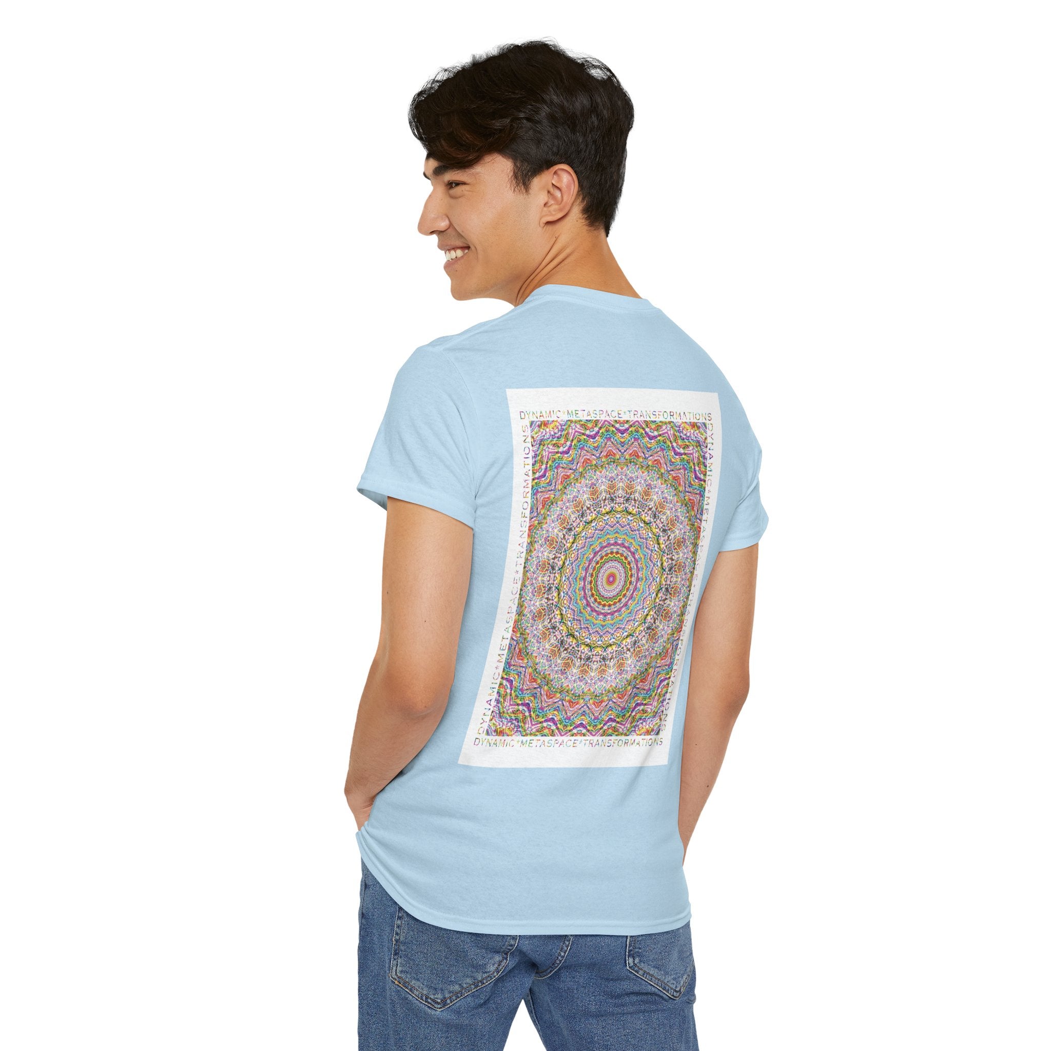Unisex Heavy Cotton Tee (Back) - DMT Seer No.9