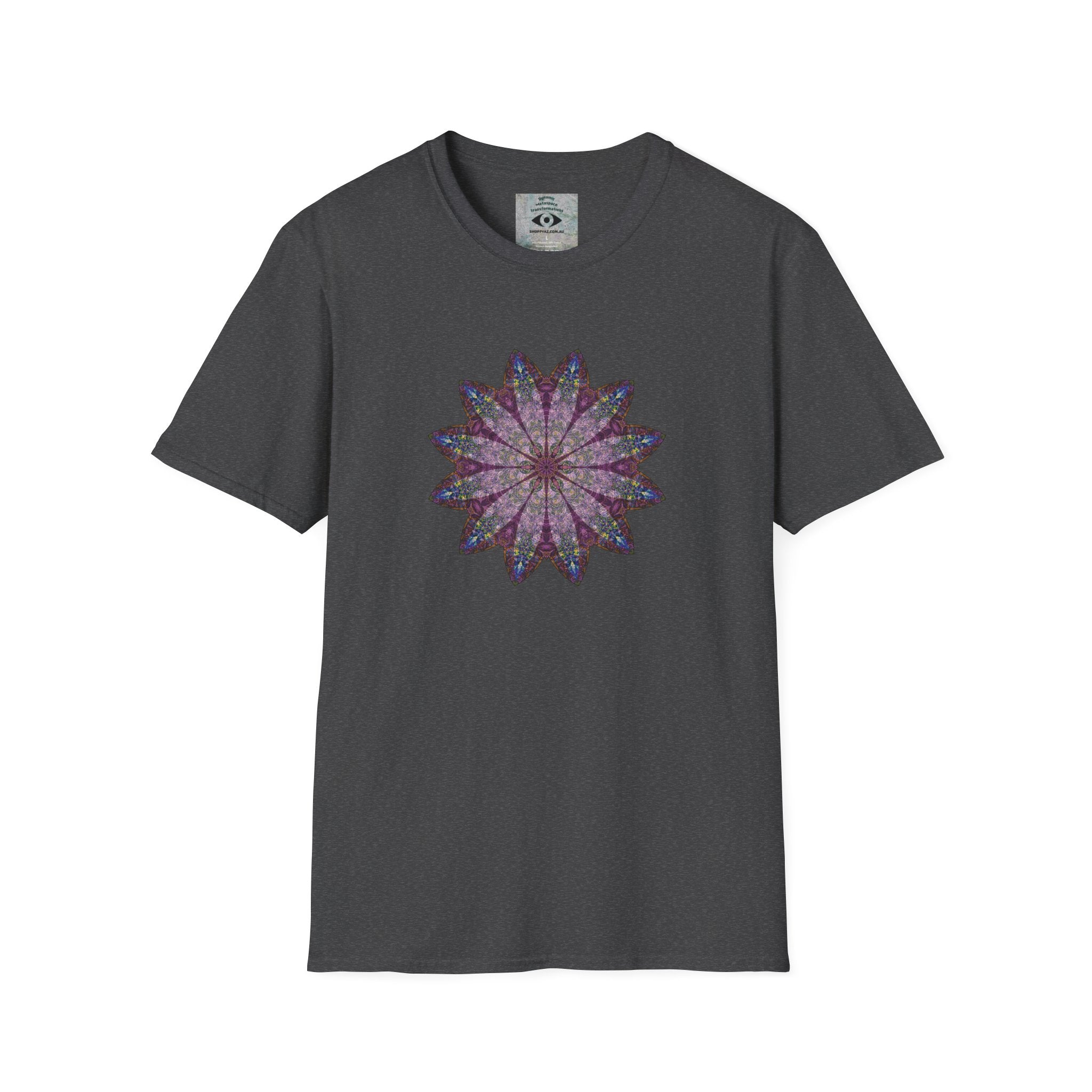Unisex Softstyle T-Shirt - Love Light Mandalas No.17