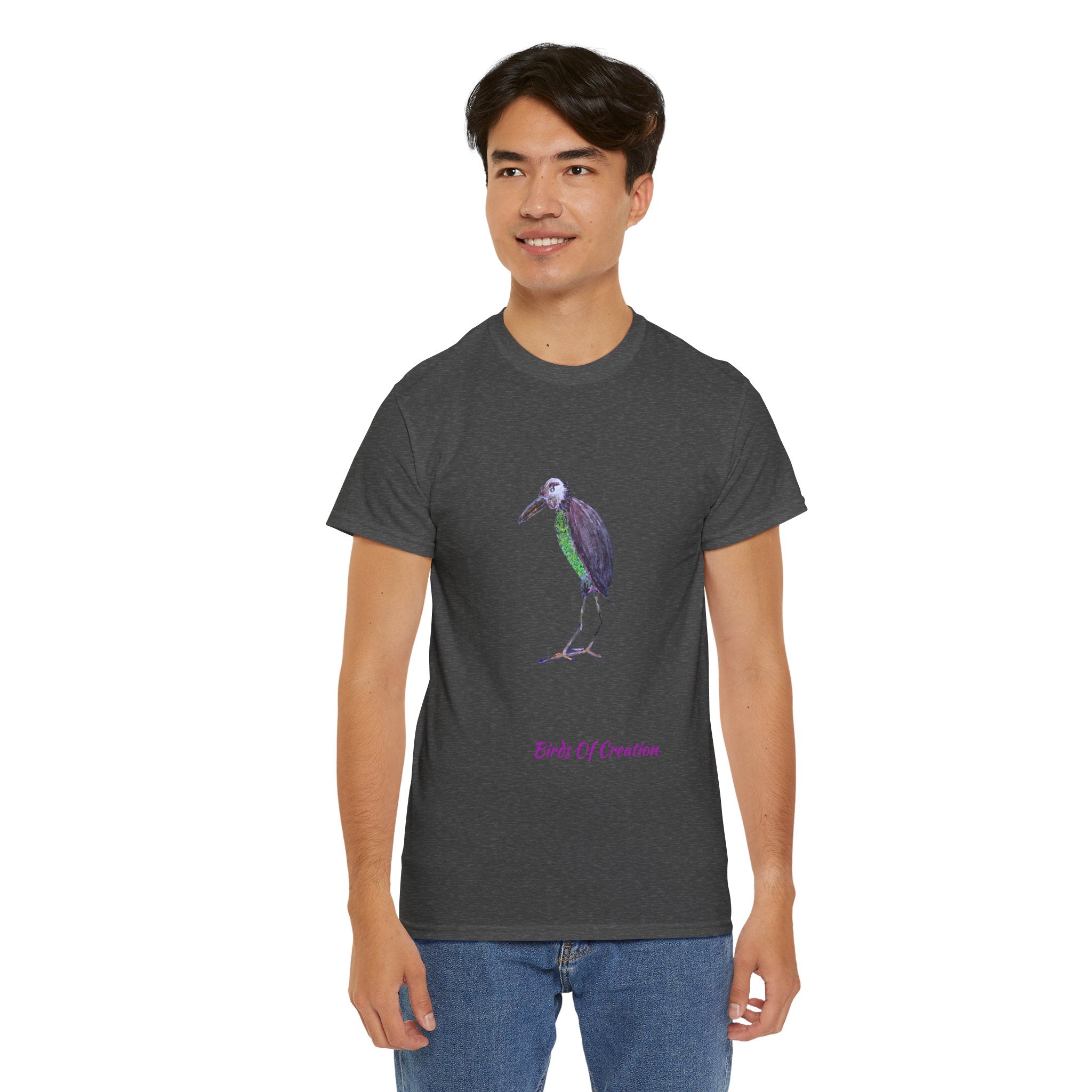Unisex Heavy Cotton Tee - Birds Of Creation No.2