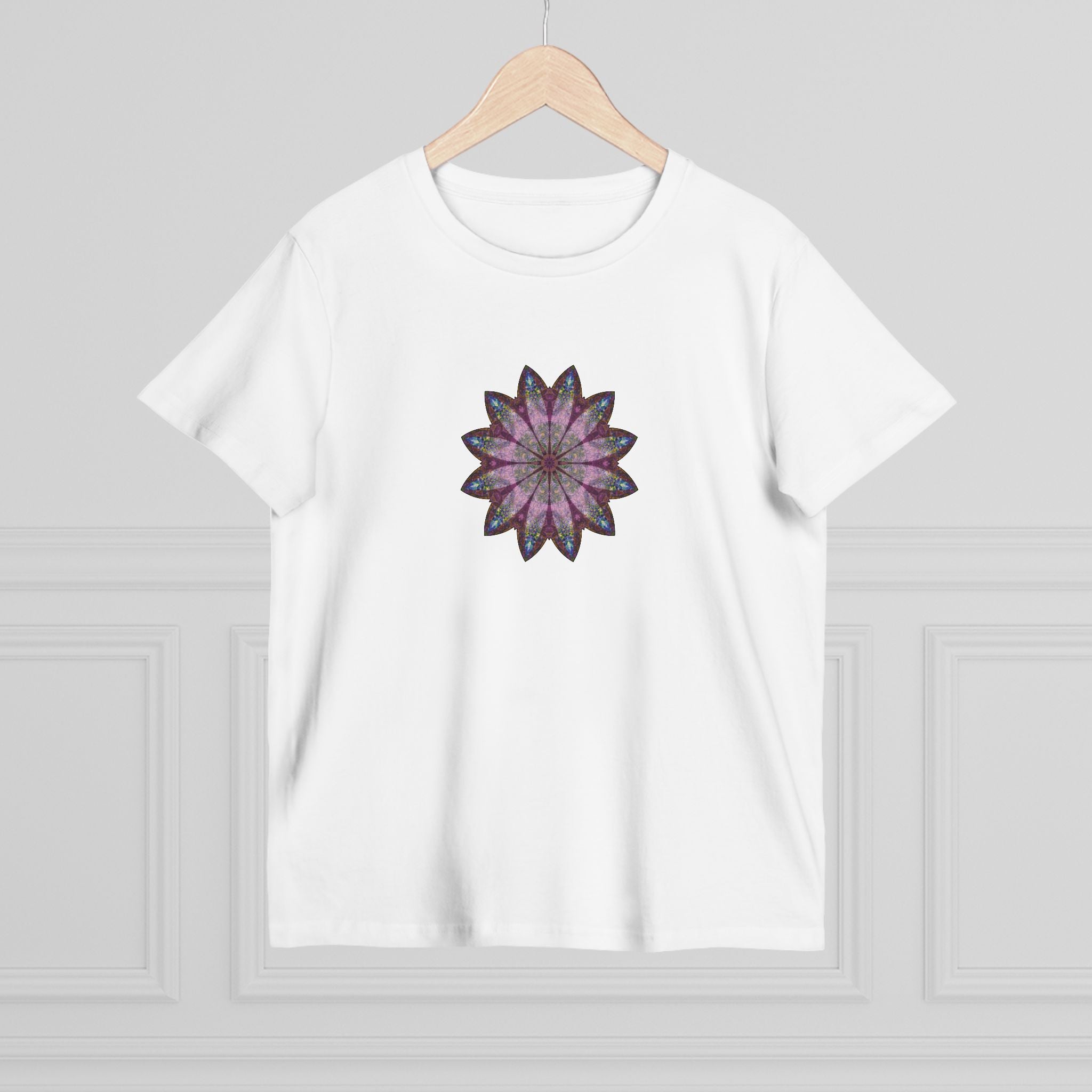 Women’s Maple Tee - Love Light Mandalas No.19