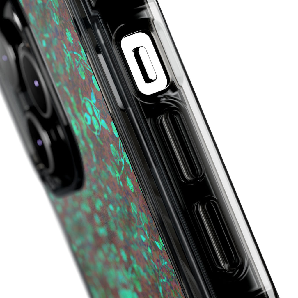 iPhone 14 Magnetic Clear Impact Case - Hidden Weave Series No.29