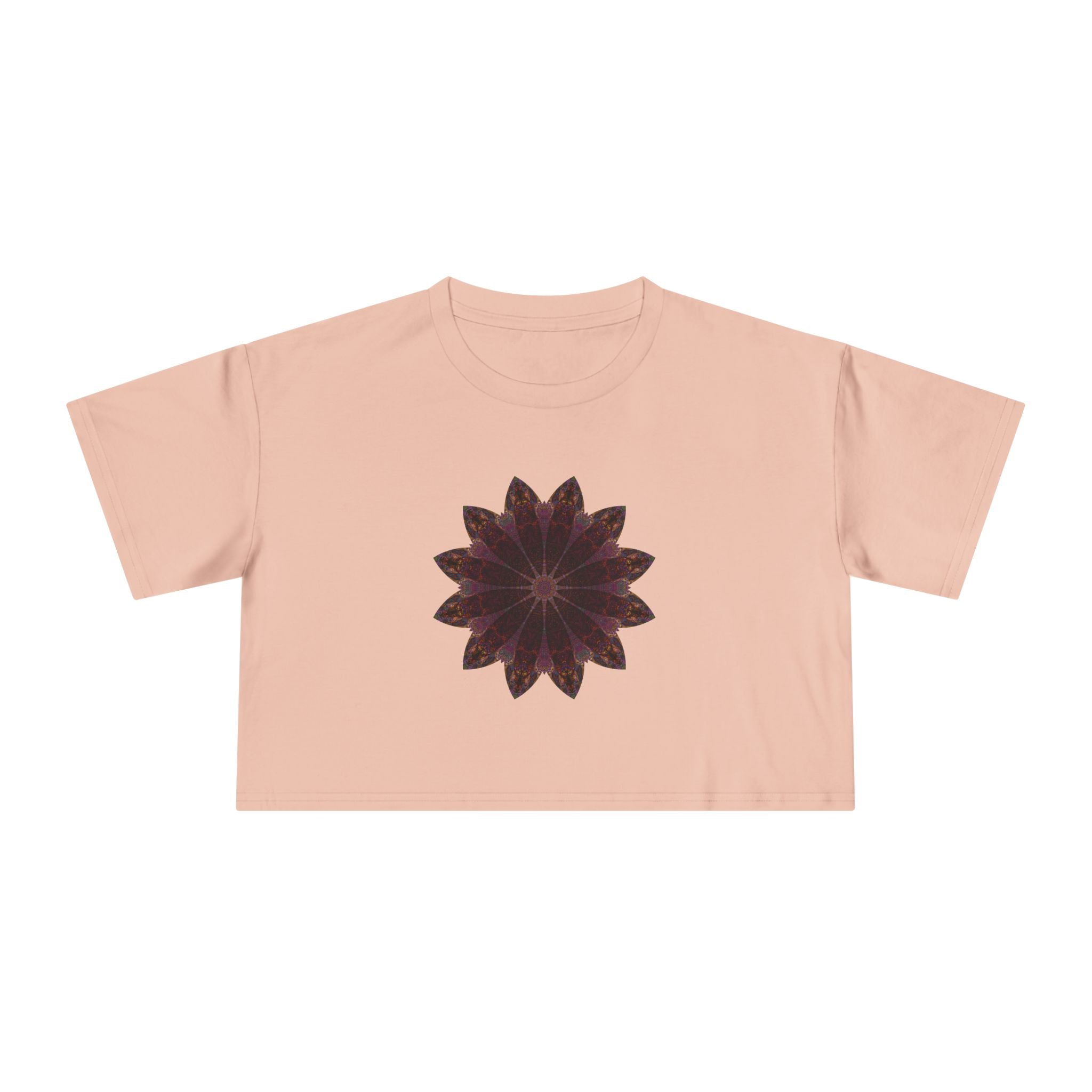 Women's Cropped Tee - Love Light Mandalas No.5