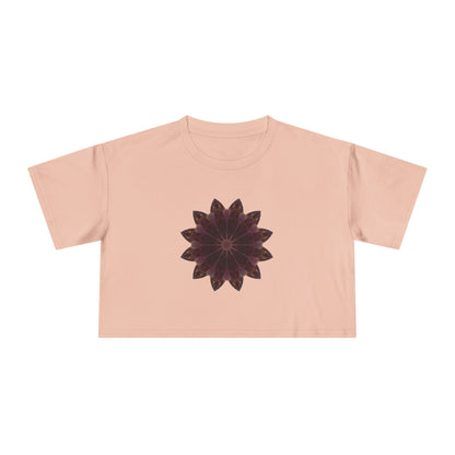 Women's Cropped Tee - Love Light Mandalas No.5