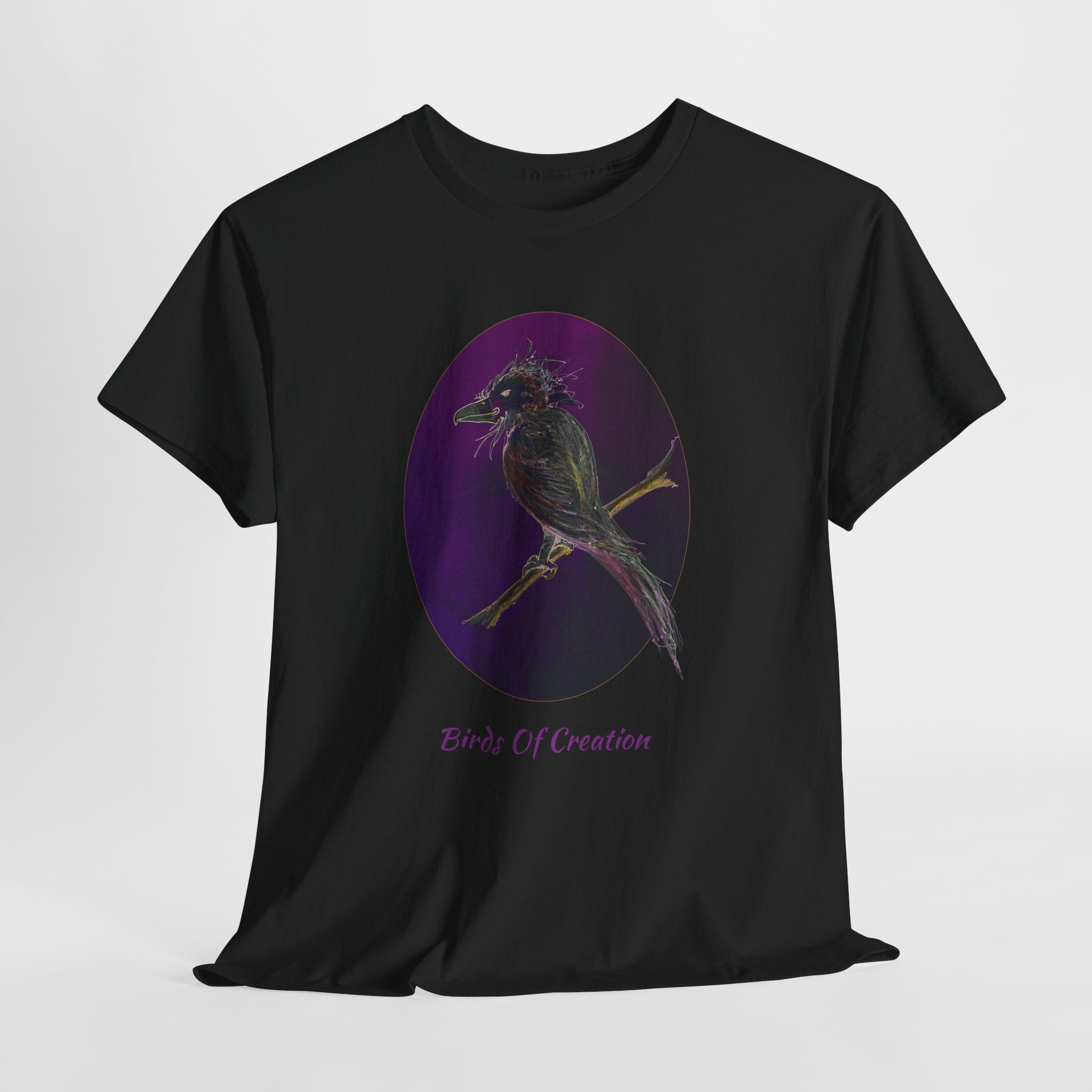 Unisex Heavy Cotton Tee - Birds Of Creation No.1a