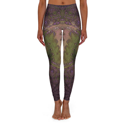 Spandex Leggings - Love Light Fractals No.8a