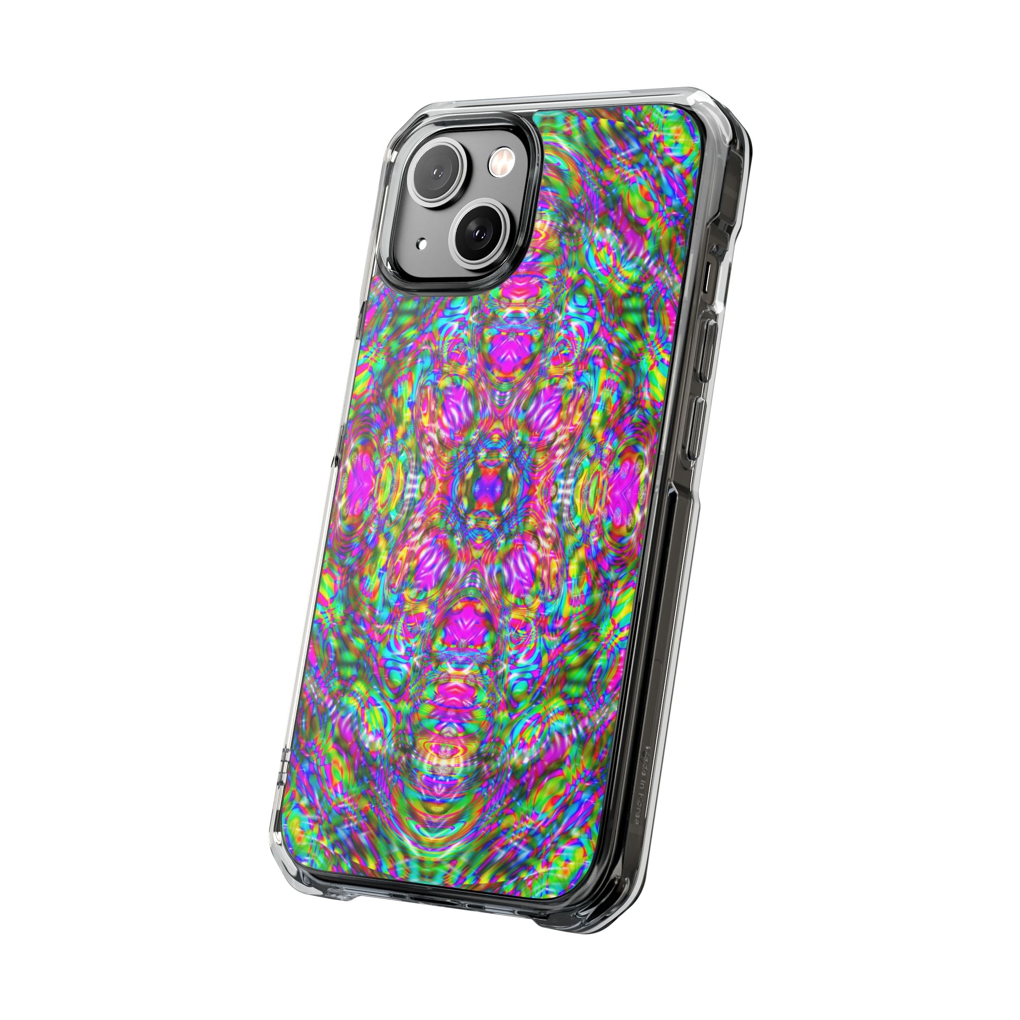 iPhone 14 Magnetic Clear Impact Case - DMT Scribe Tiles No.4