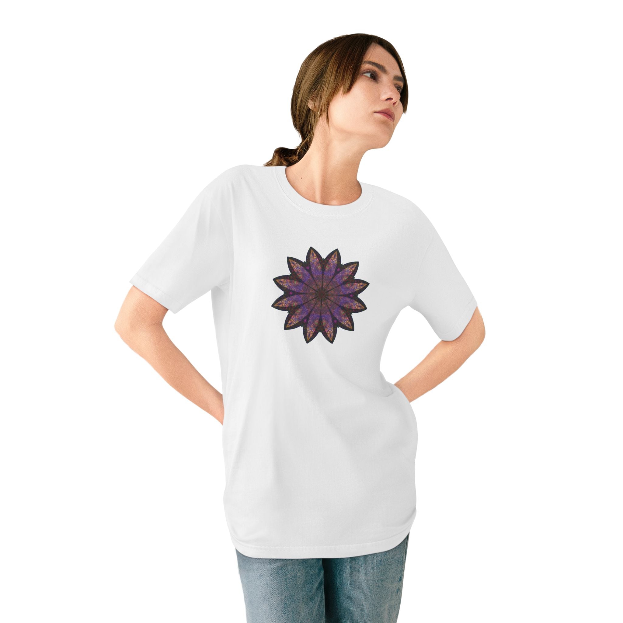 Organic Staple T-shirt - Love Light Mandalas No.23
