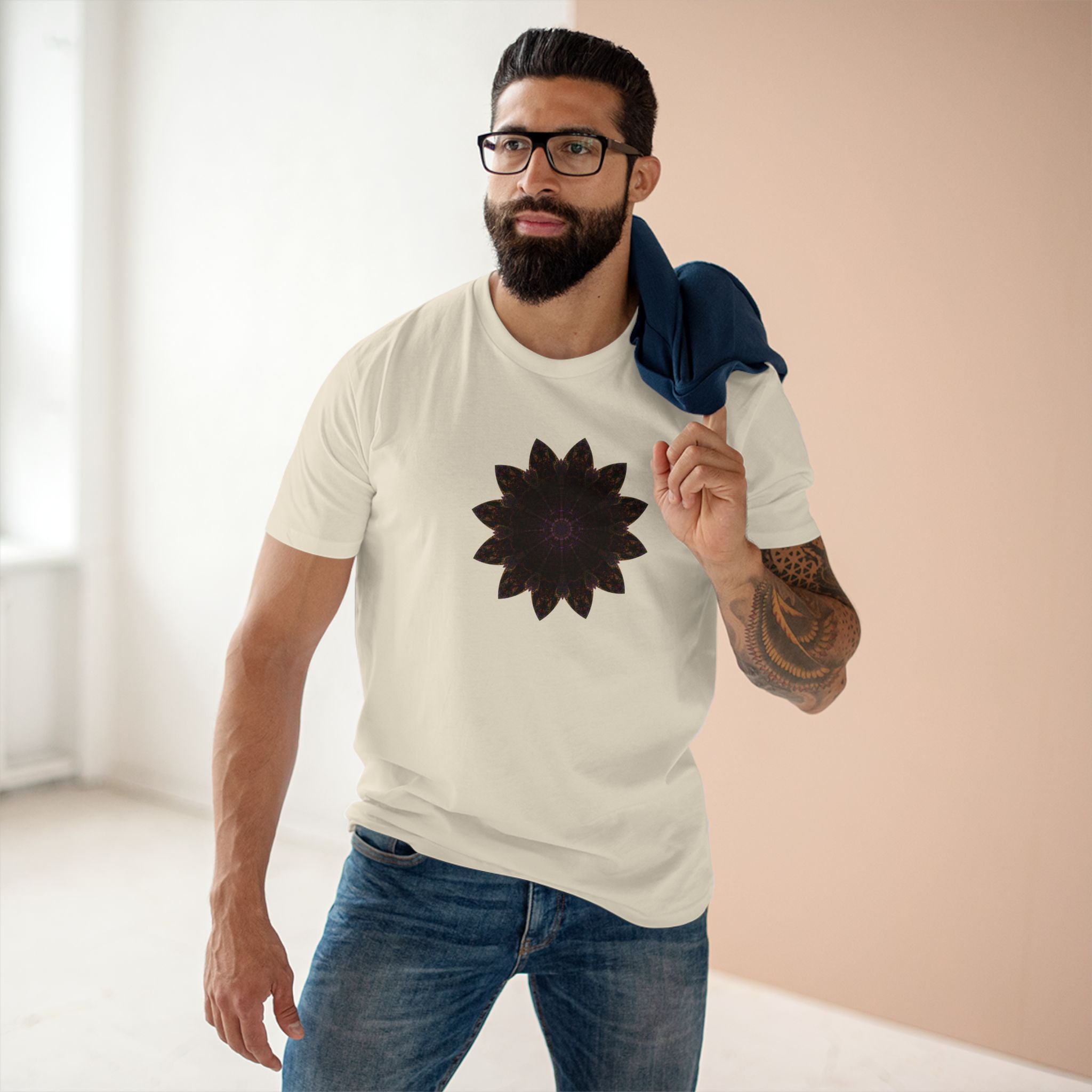 Men's Staple Tee - Love Light Mandalas No.12