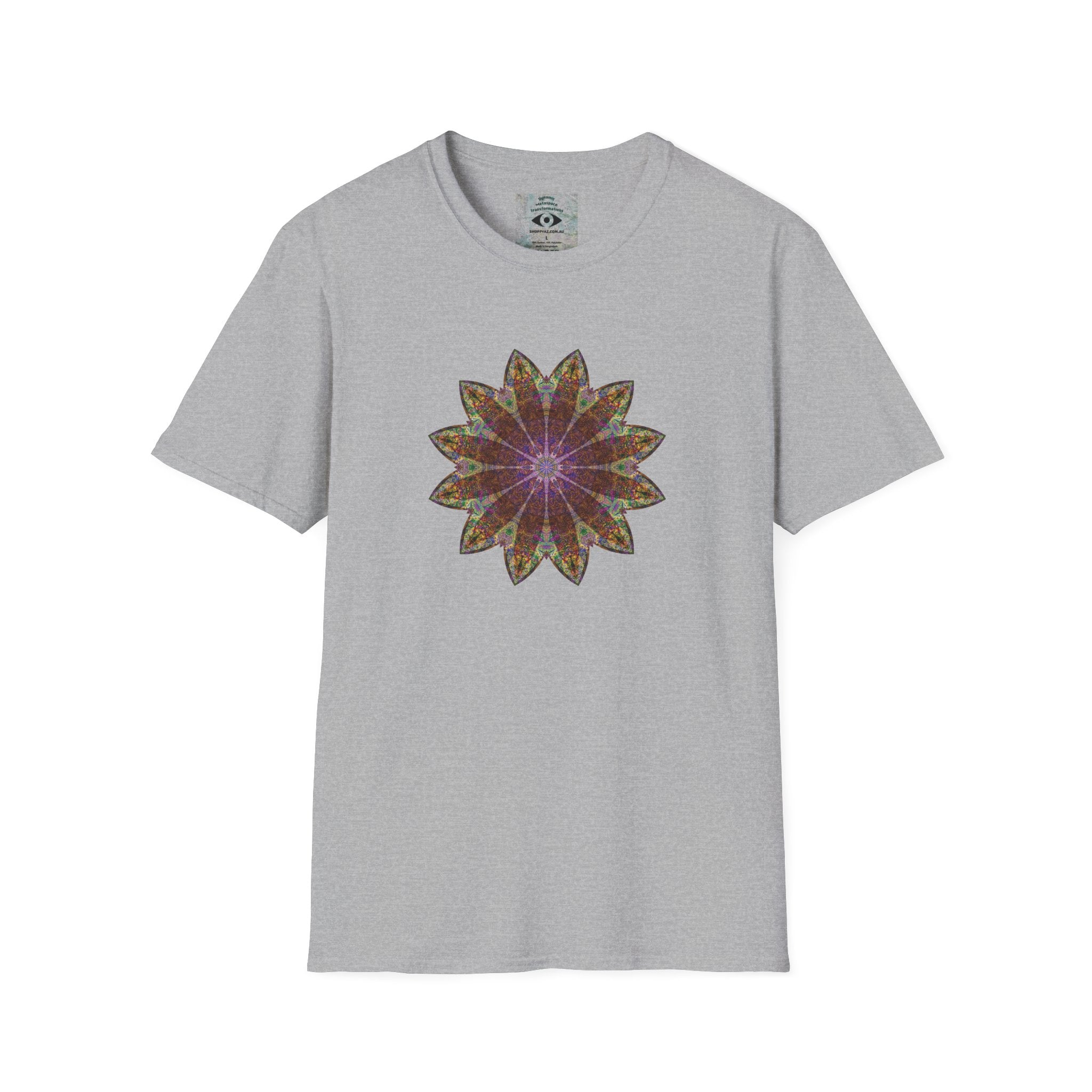 Unisex Softstyle T-Shirt - Love Light Mandalas No.13