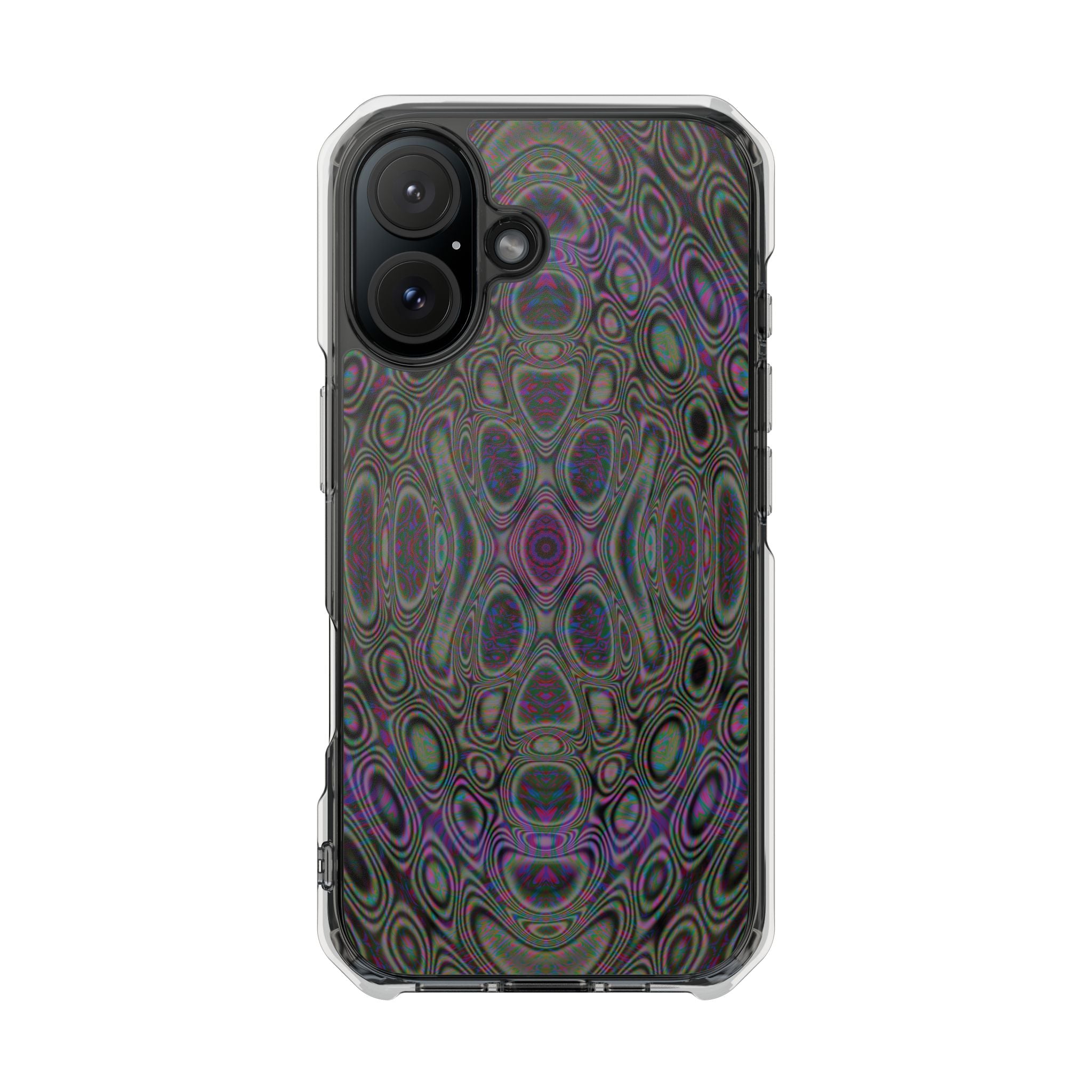 iPhone 16 Magnetic Clear Impact Case - DMT Seer No.19