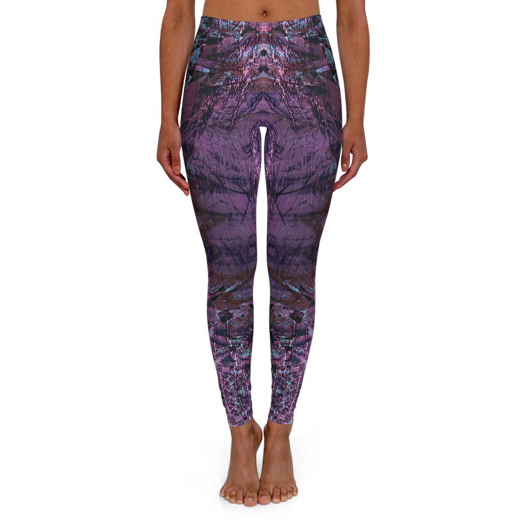 Spandex Leggings - Love Light Fractals No.6b