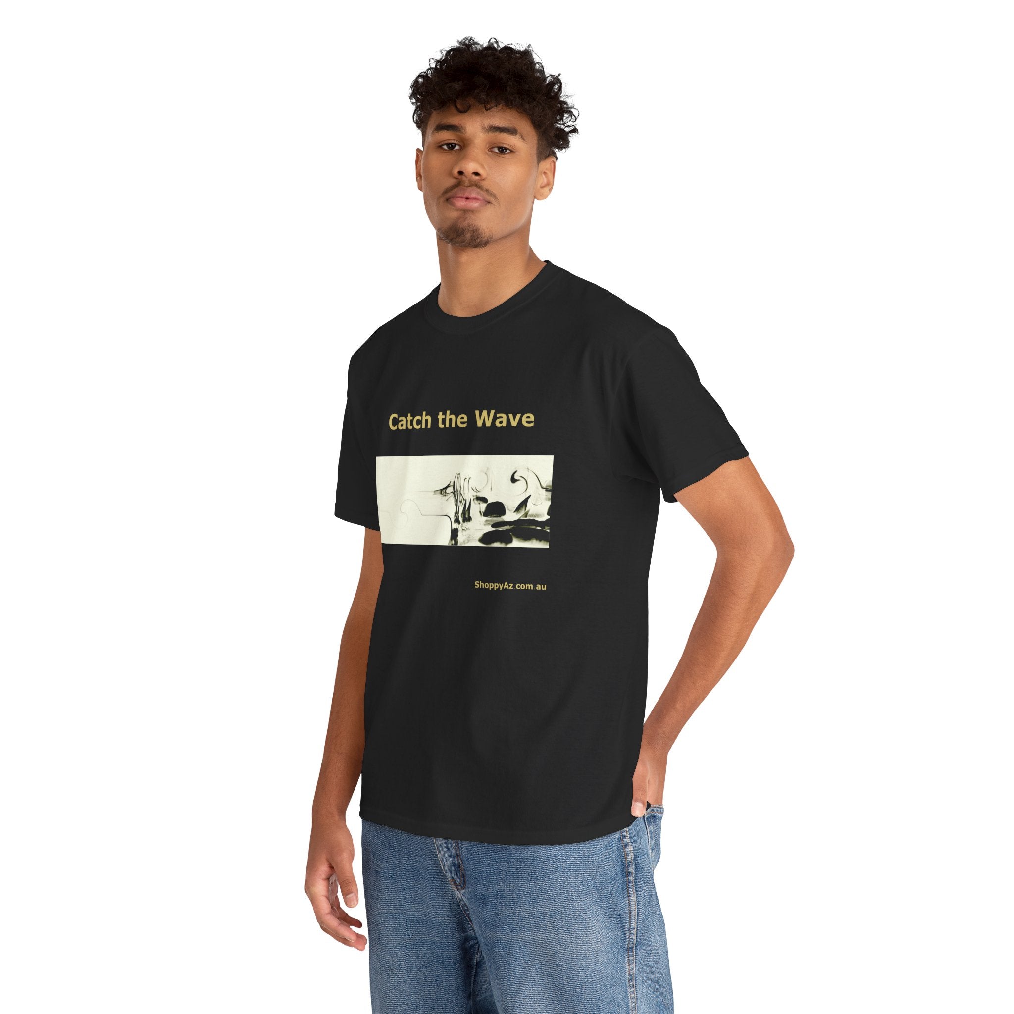 Unisex Heavy Cotton Tee - Catch the Wave