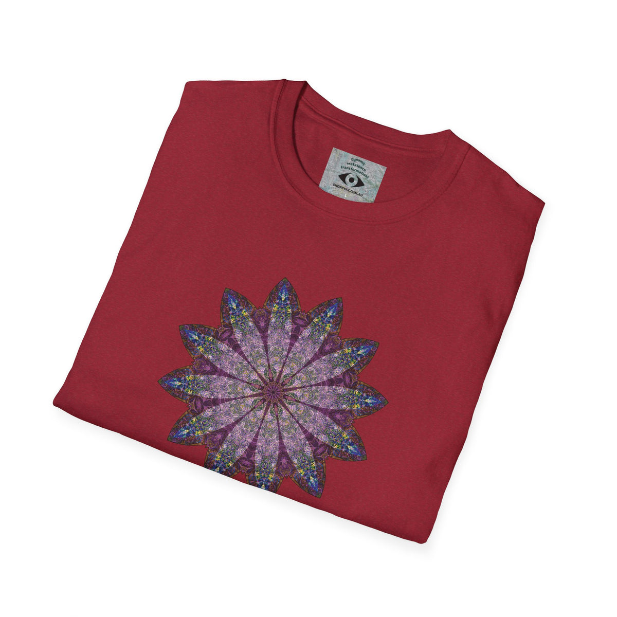 Unisex Softstyle T-Shirt - Love Light Mandalas No.17