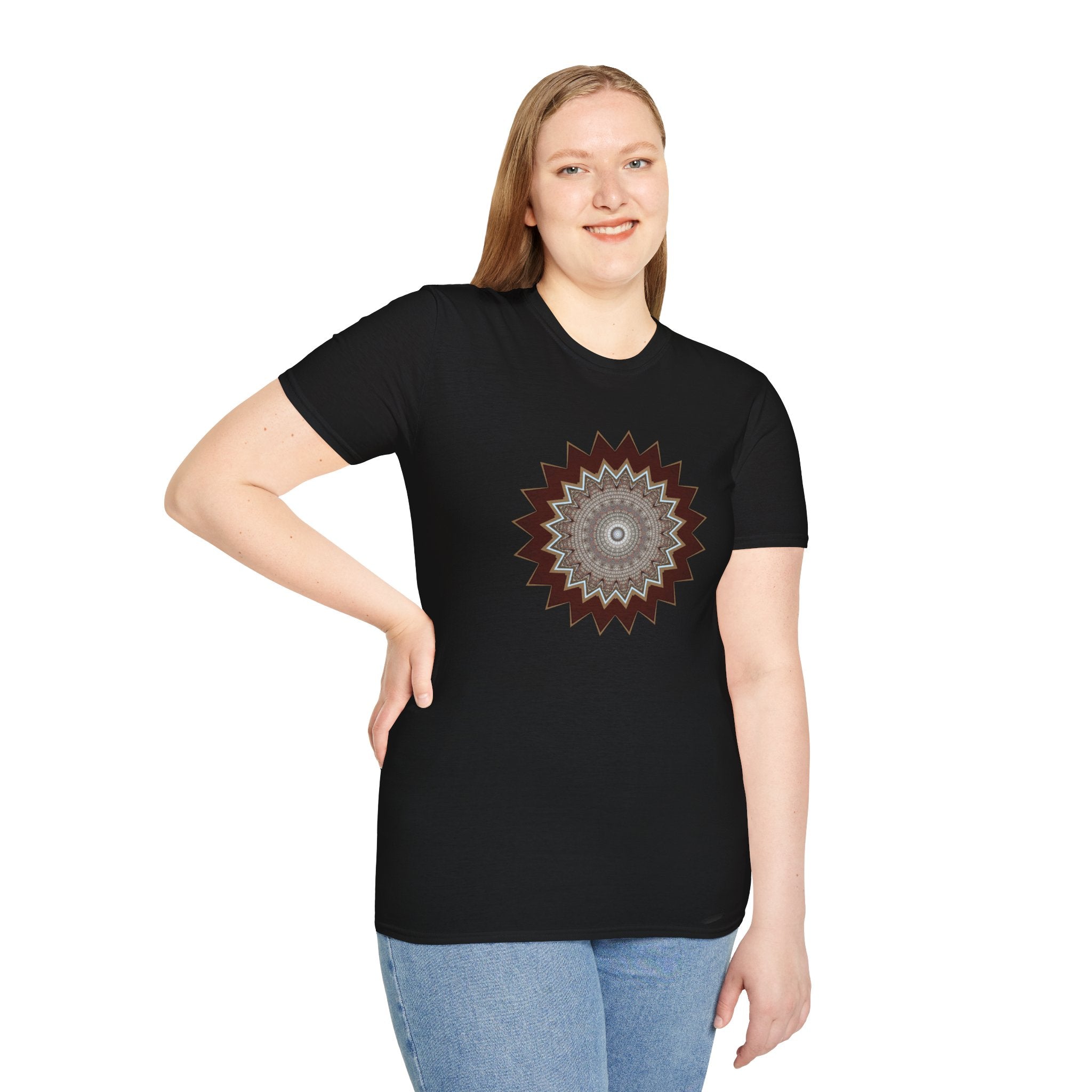 Unisex Softstyle T-Shirt - Mycelium Mandalas No.1