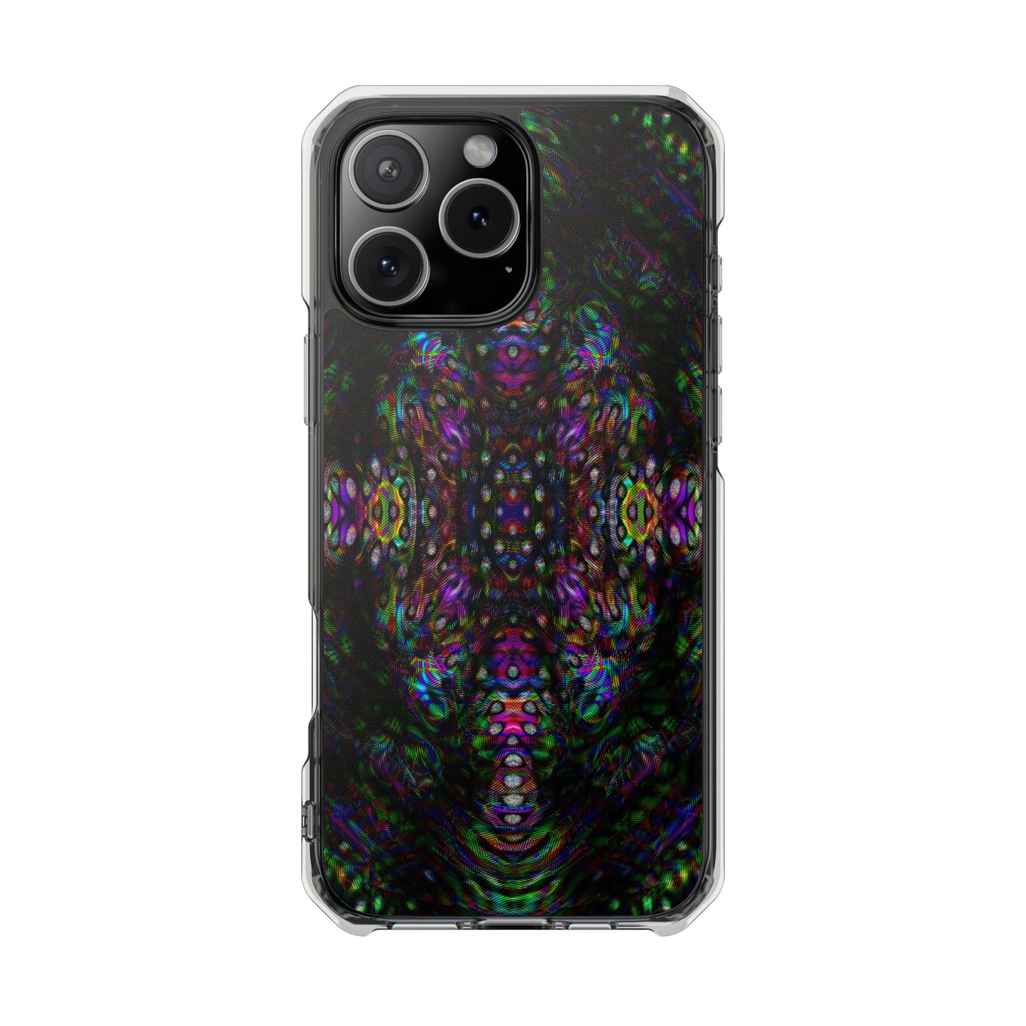 iPhone 16 Magnetic Clear Impact Case - DMT Scribe Tiles No.2