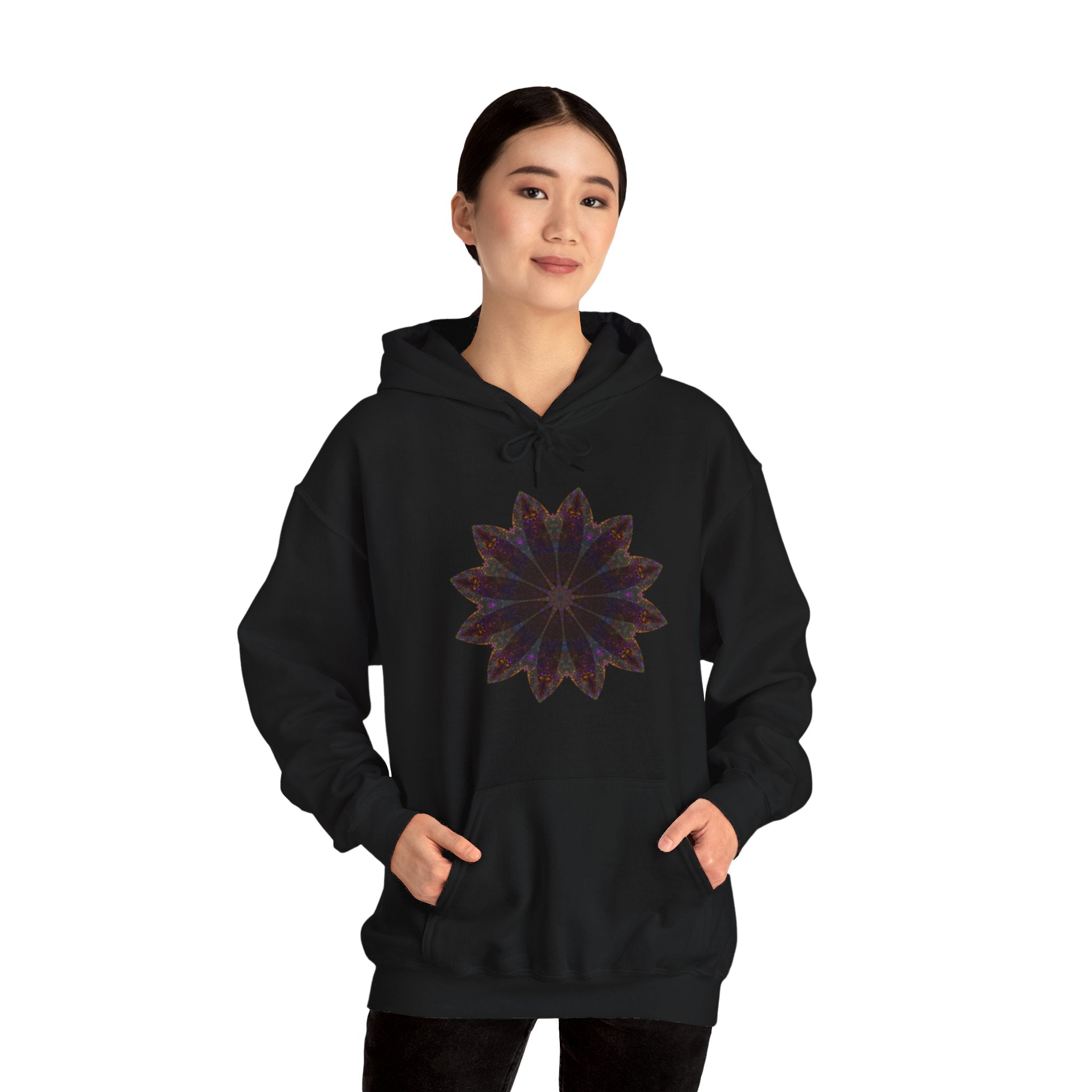Unisex Heavy Blend™ Hooded Sweatshirt - Love Light Mandalas No.10