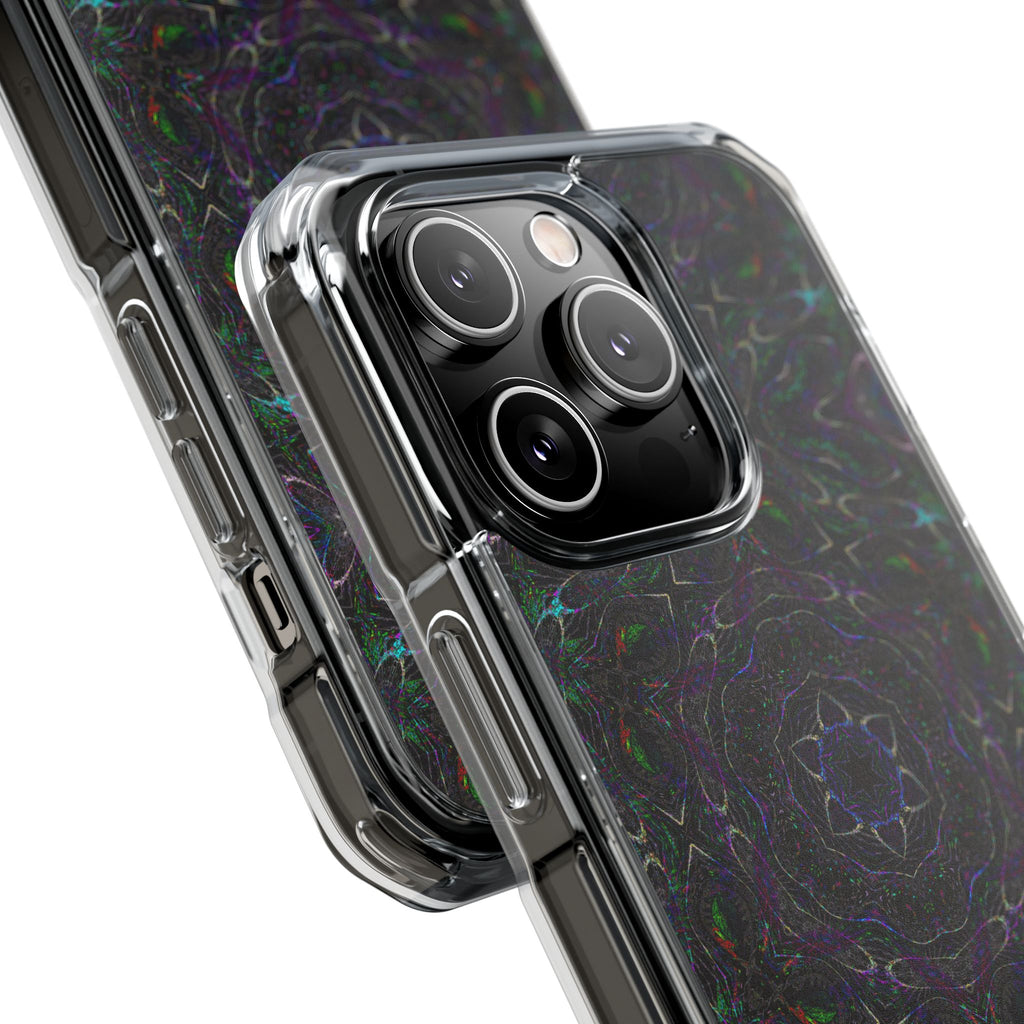 iPhone 14 Magnetic Clear Impact Case - P5 Kaleidoscopic No.32