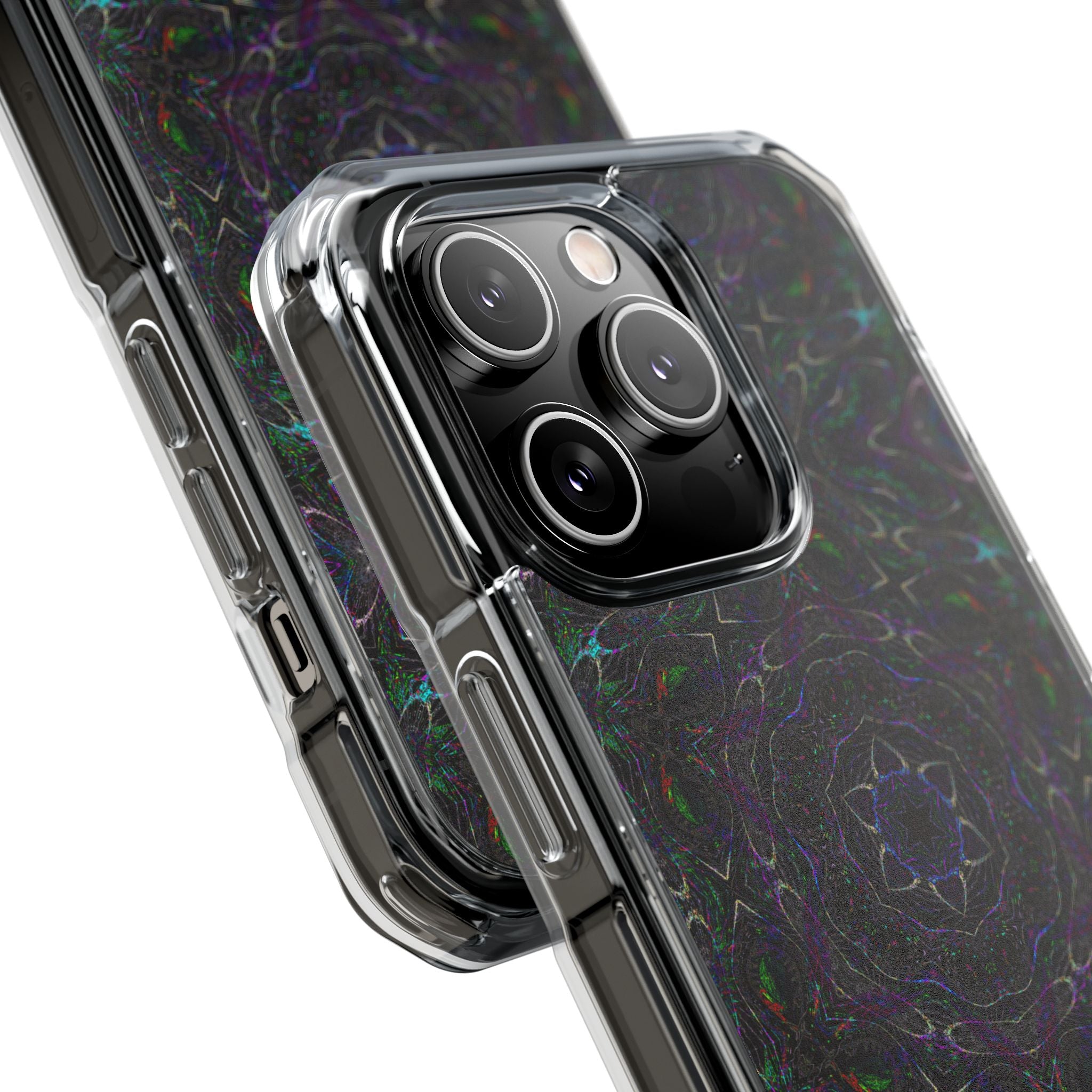 iPhone 14 Magnetic Clear Impact Case - P5 Kaleidoscopic No.32