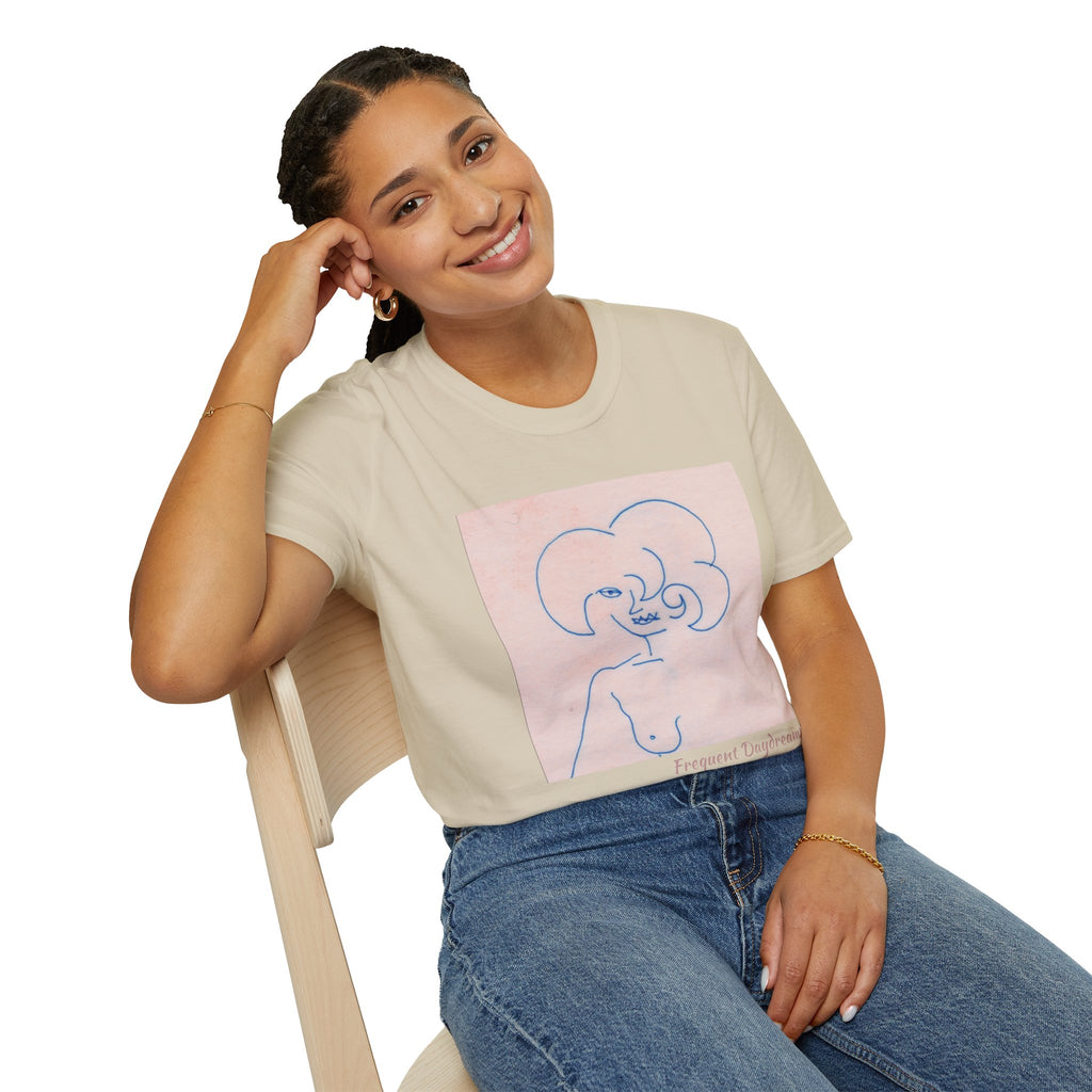 Unisex Softstyle T-Shirt - Frequent Daydreams Sketch No.45
