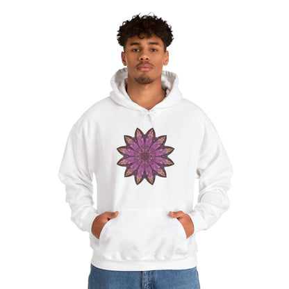 Unisex Heavy Blend™ Hooded Sweatshirt - Love Light Mandalas No.16