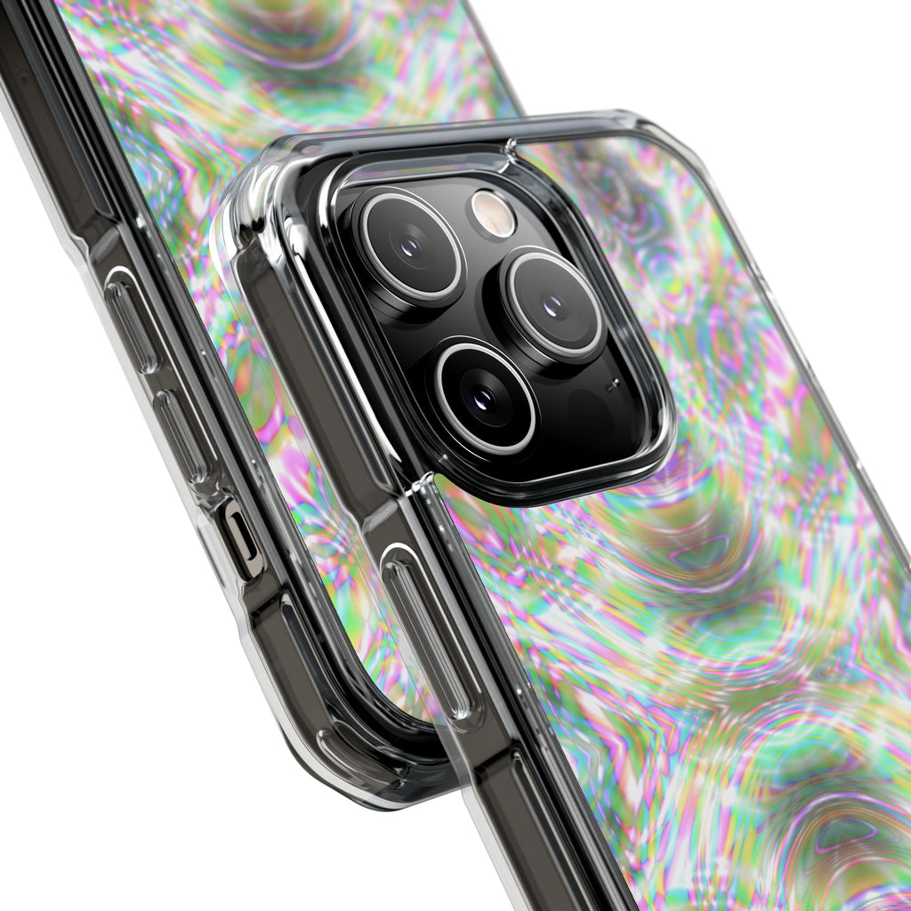 iPhone 14 Magnetic Clear Impact Case - DMT Scribe Tiles No.7