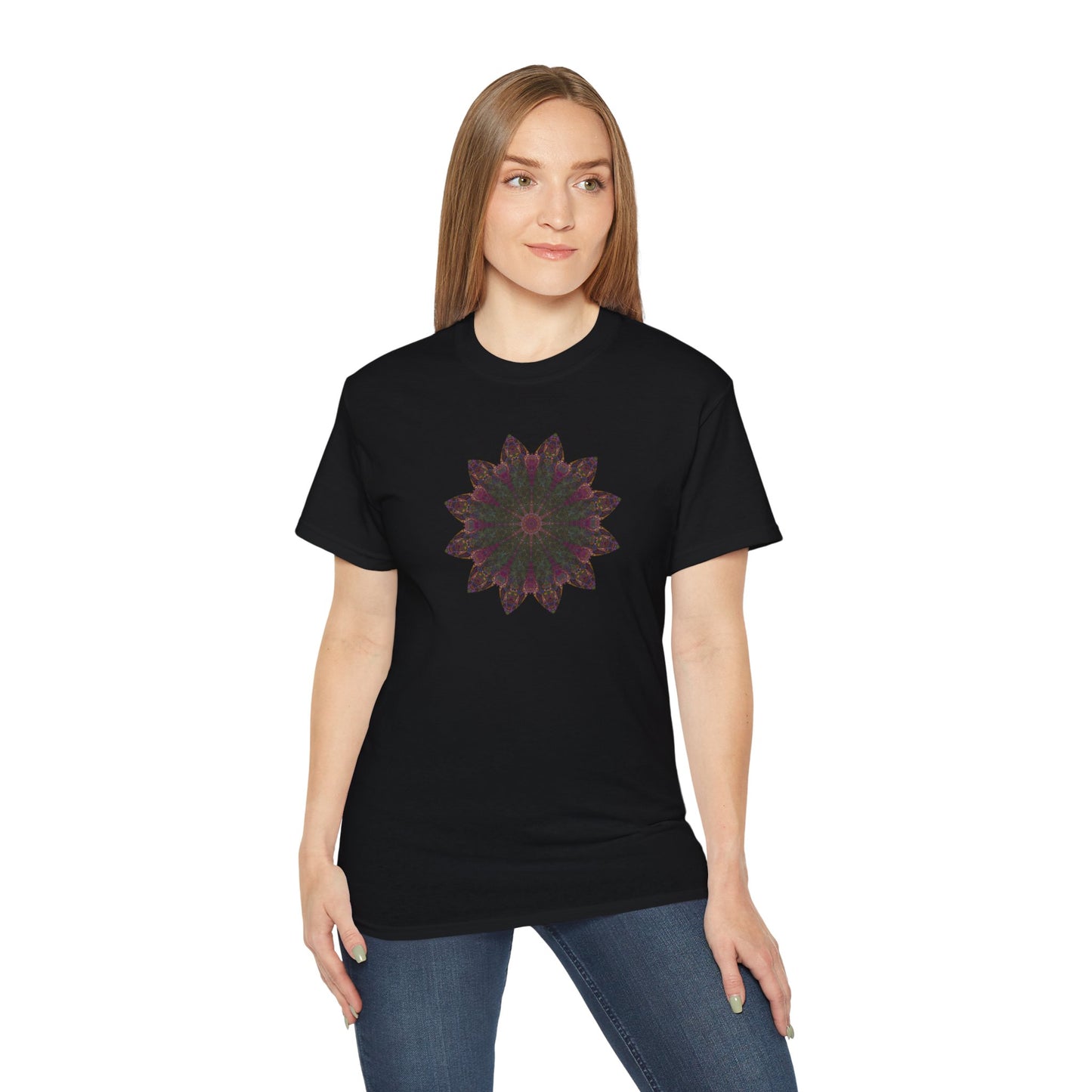 Unisex Ultra Cotton Tee - Love Light Mandalas No.7