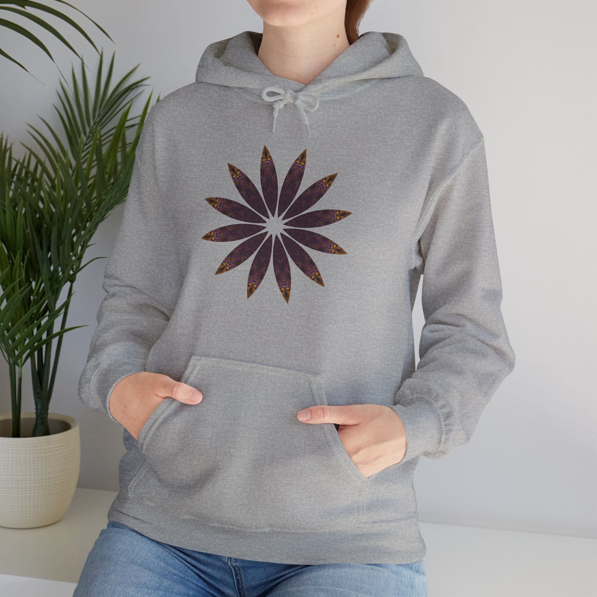 Unisex Heavy Blend™ Hooded Sweatshirt - Love Light Mandalas No.2