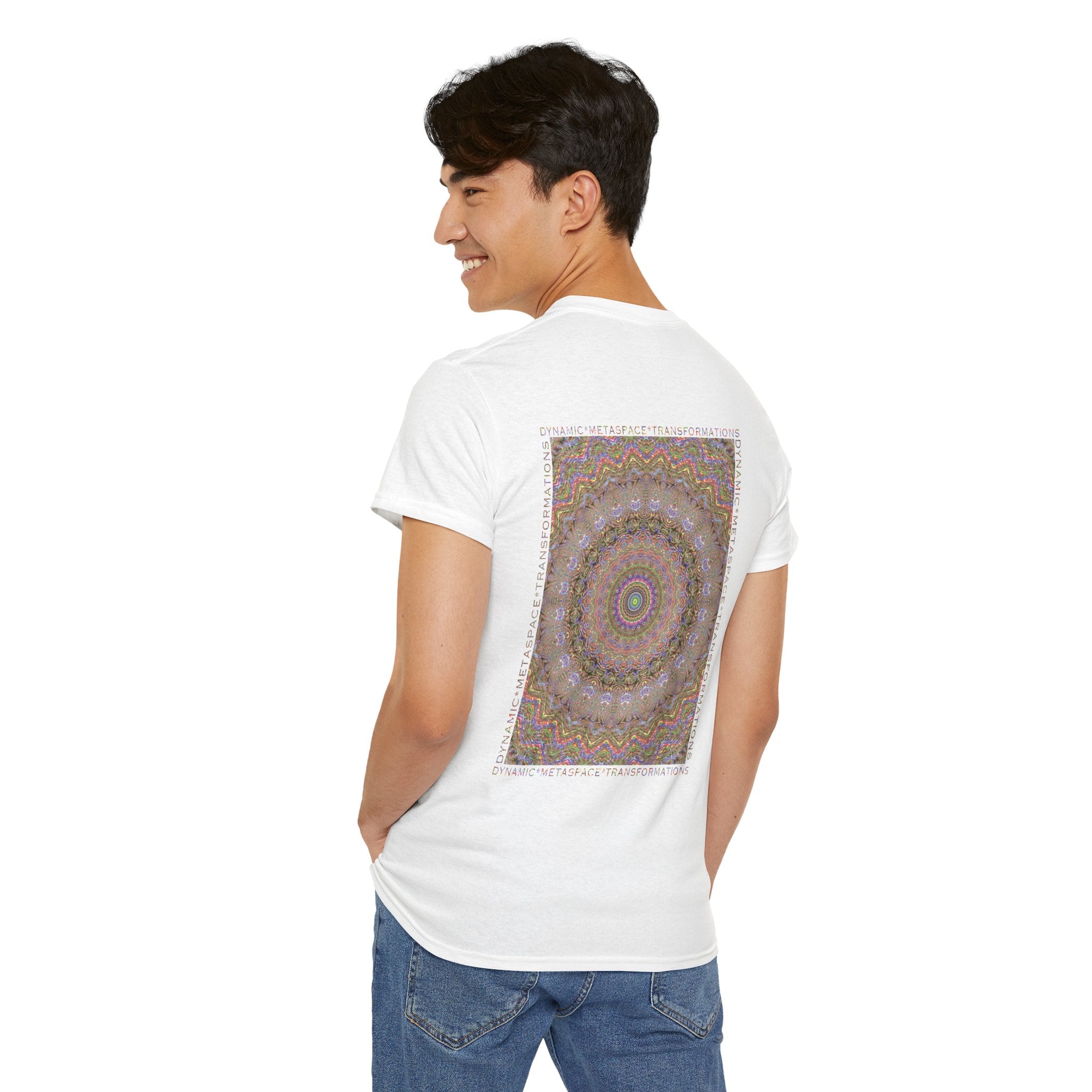 Unisex Heavy Cotton Tee (Back) - DMT Seer No.6