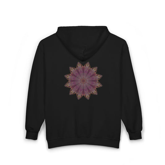 Unisex Heavy Blend™ Full Zip Hooded Sweatshirt - Love Light Mandalas No.6