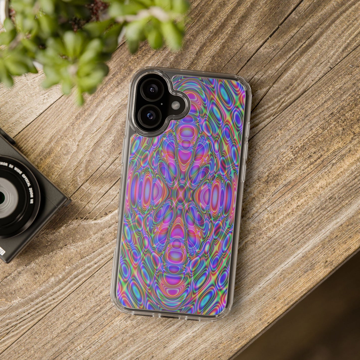 iPhone 16 Clear Case – DMT Seer No.1