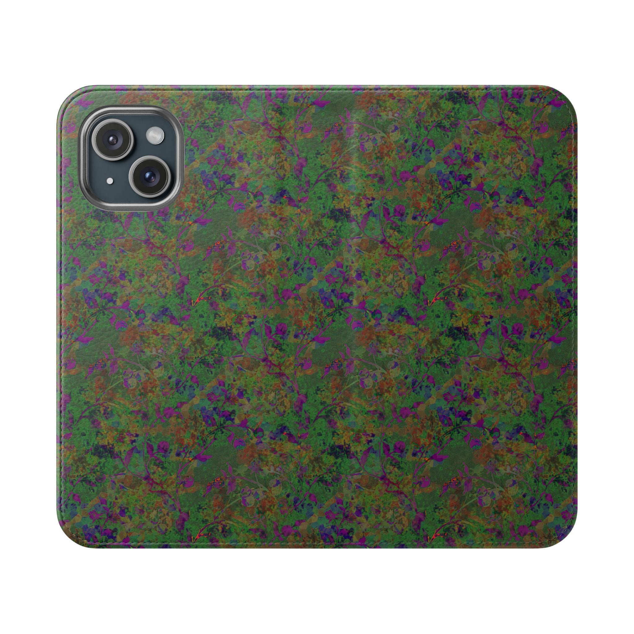 iPhone 15 Flip Case - Hidden Weave Series V3 No.24
