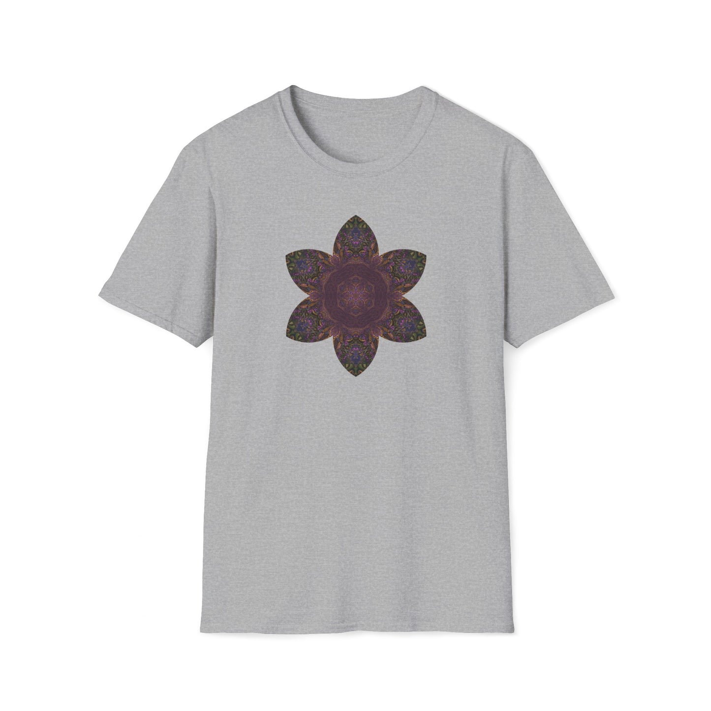 Unisex Softstyle T-Shirt - Love Light Mandalas No.3